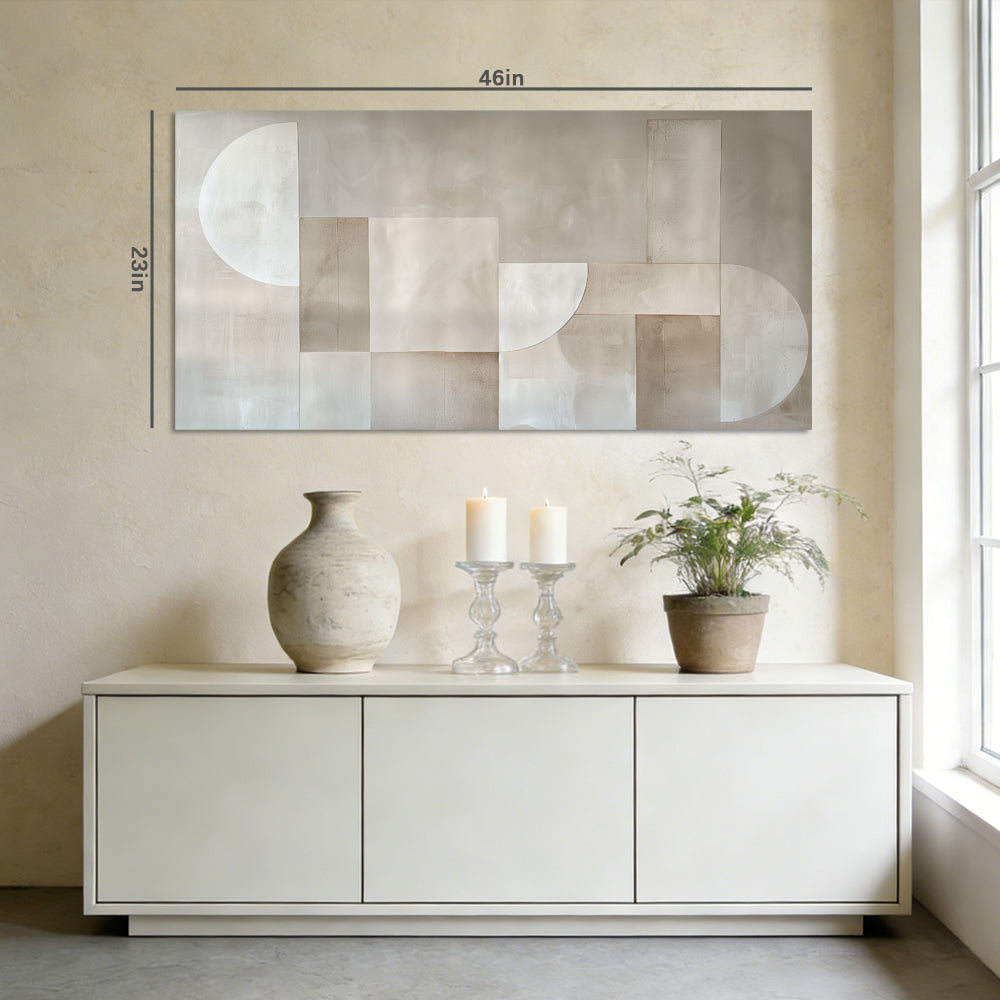 Brown Black and White Abstract Wall Art Art Deco Painting Prints Canvas Artwork Living Room Family Bedroom Office Decor
