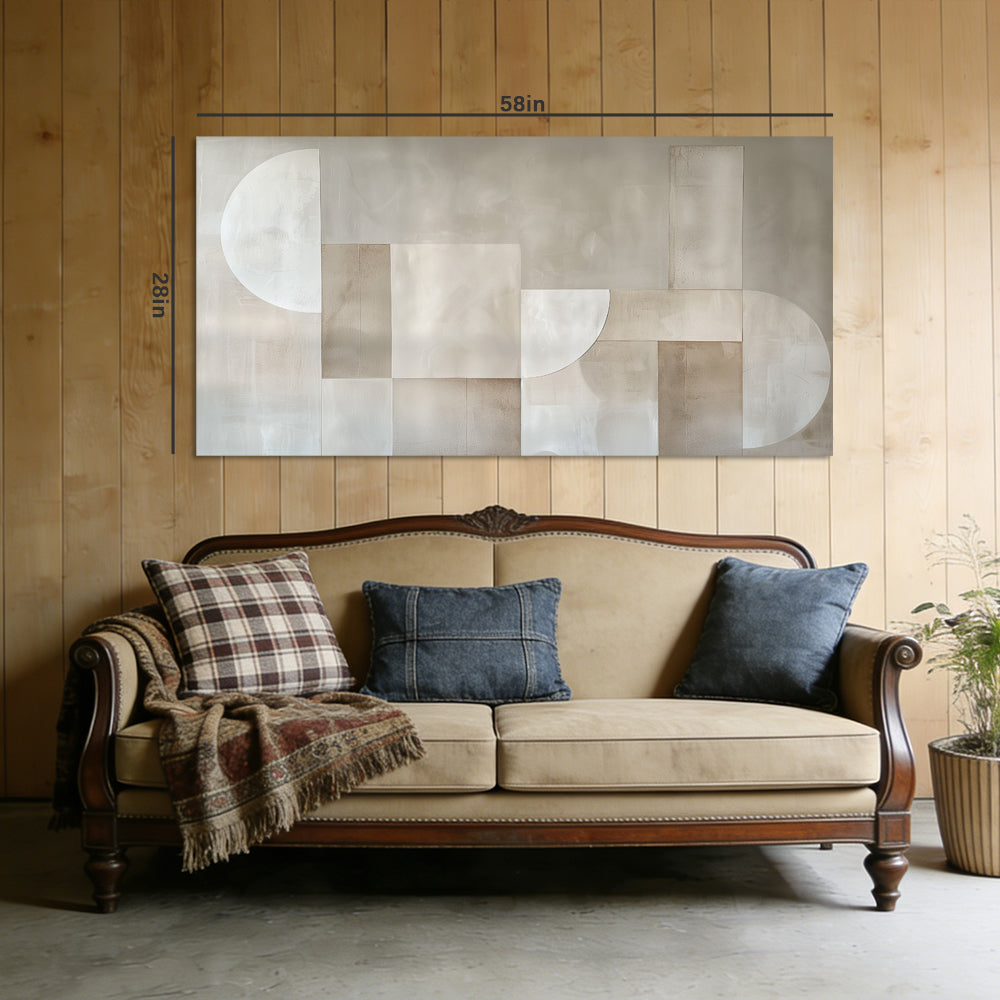 Brown Black and White Abstract Wall Art Art Deco Painting Prints Canvas Artwork Living Room Family Bedroom Office Decor