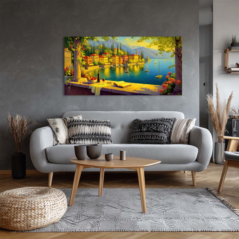 Blue Wildlife Nature Wall Art Modern Canvas Painting Prints Artwork Office Hallway Bedroom Living Room Decor