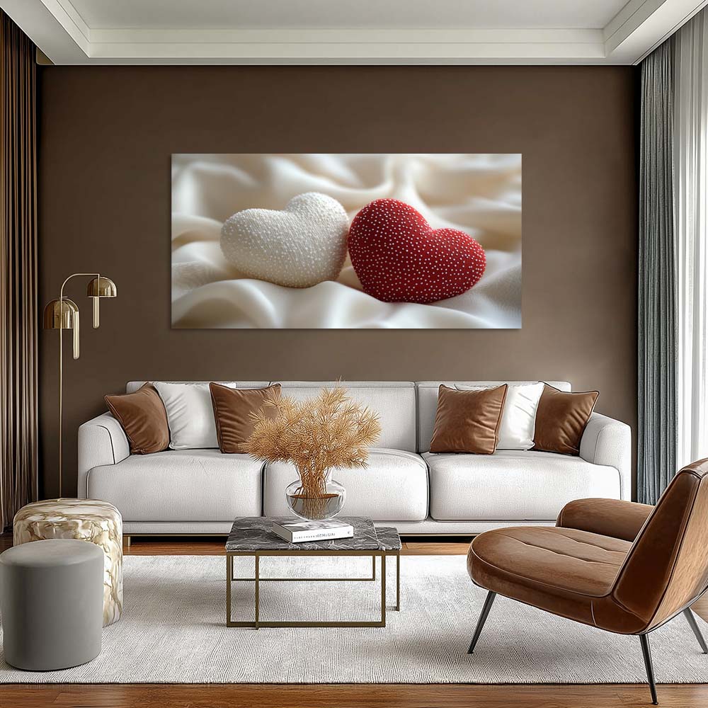 Red Wildlife Nature Wall Art for Living Room Canvas Painting Prints Artwork Family Bedroom Office Decor