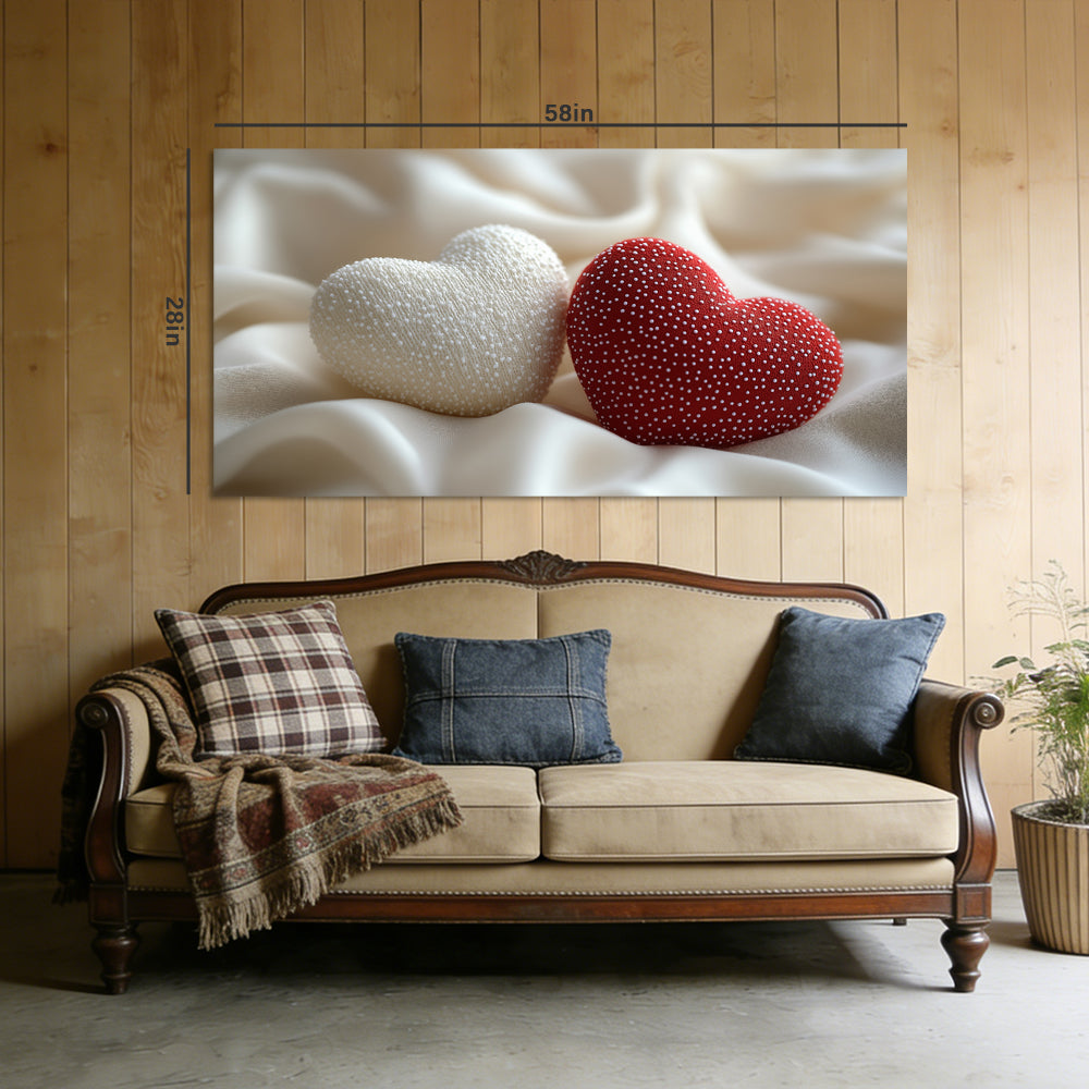 Red Wildlife Nature Wall Art for Living Room Canvas Painting Prints Artwork Family Bedroom Office Decor