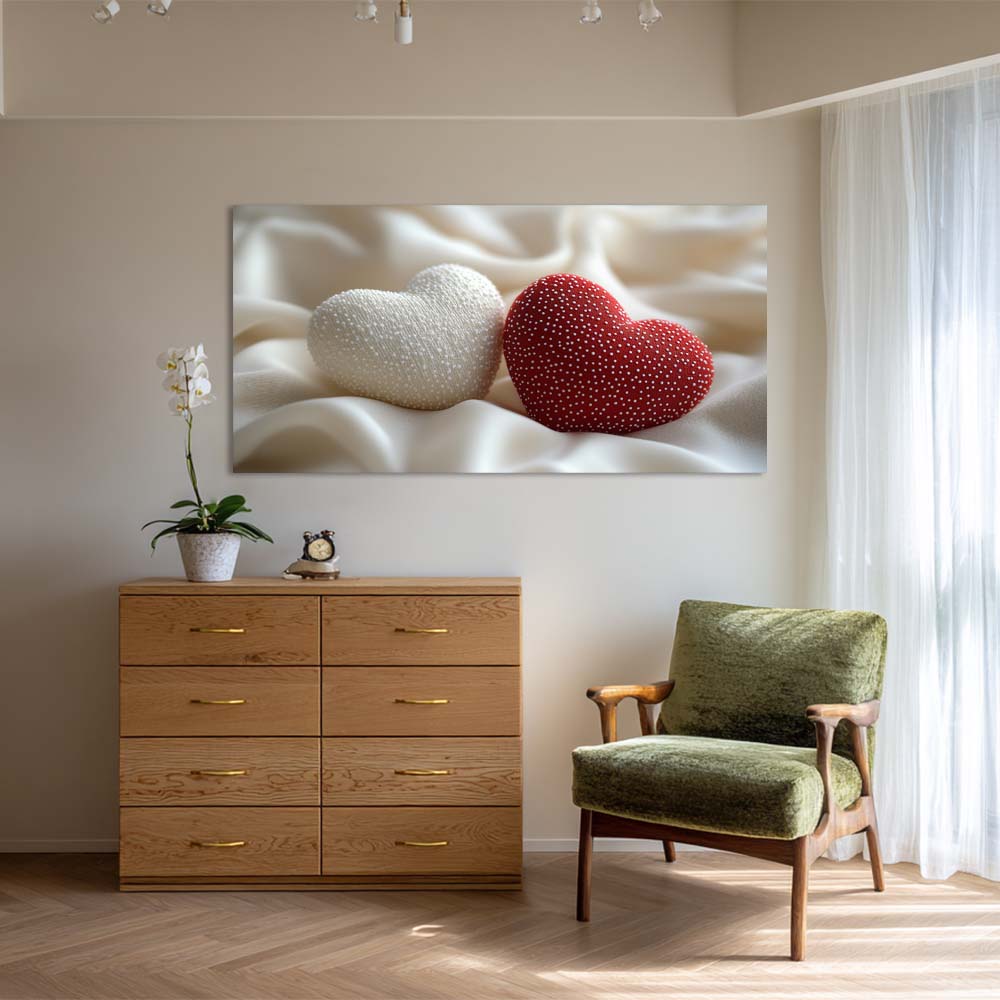 Red Wildlife Nature Wall Art for Living Room Canvas Painting Prints Artwork Family Bedroom Office Decor