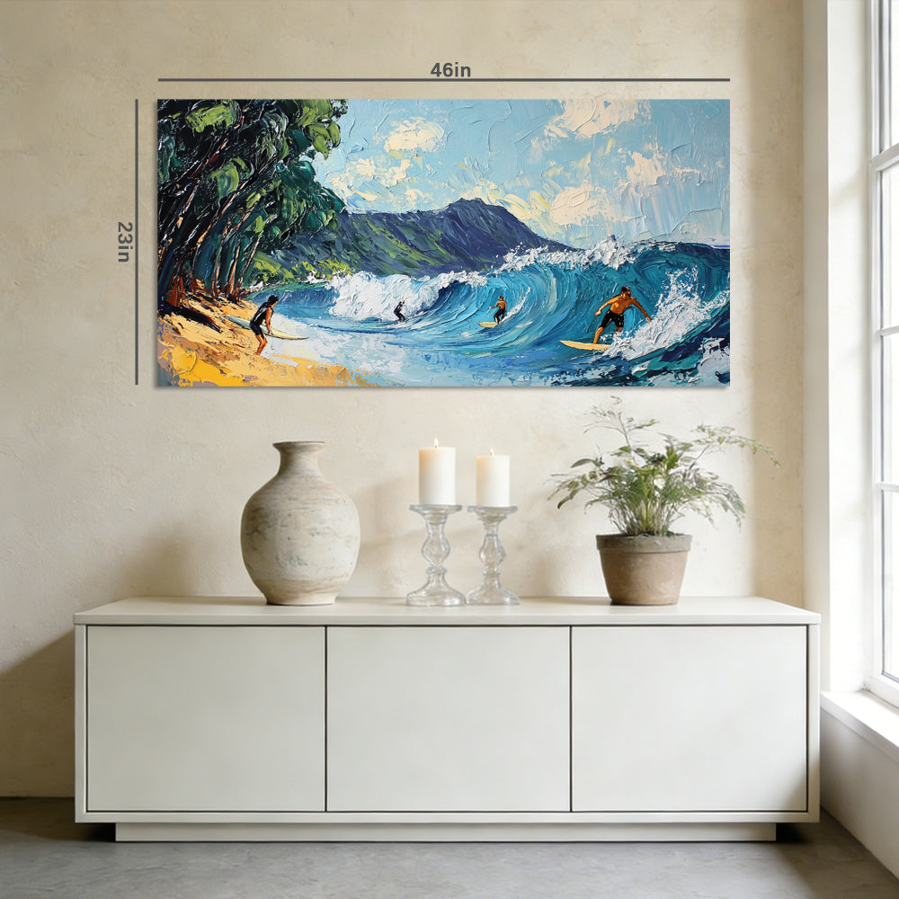 Yellow Rustic Nature Wall Art Canvas Painting Prints Artwor Office Bedroom Living Room Decor