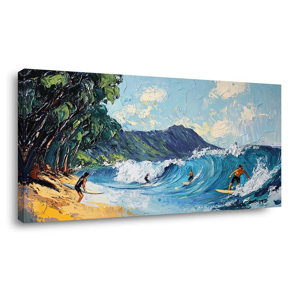 Yellow Rustic Nature Wall Art Canvas Painting Prints Artwor Office Bedroom Living Room Decor