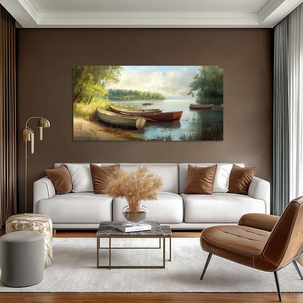 White Wildlife Nature Canvas Wall Art for Living Room Prints Artwork Bedroom Office Decor