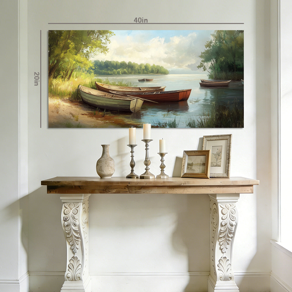 White Wildlife Nature Canvas Wall Art for Living Room Prints Artwork Bedroom Office Decor