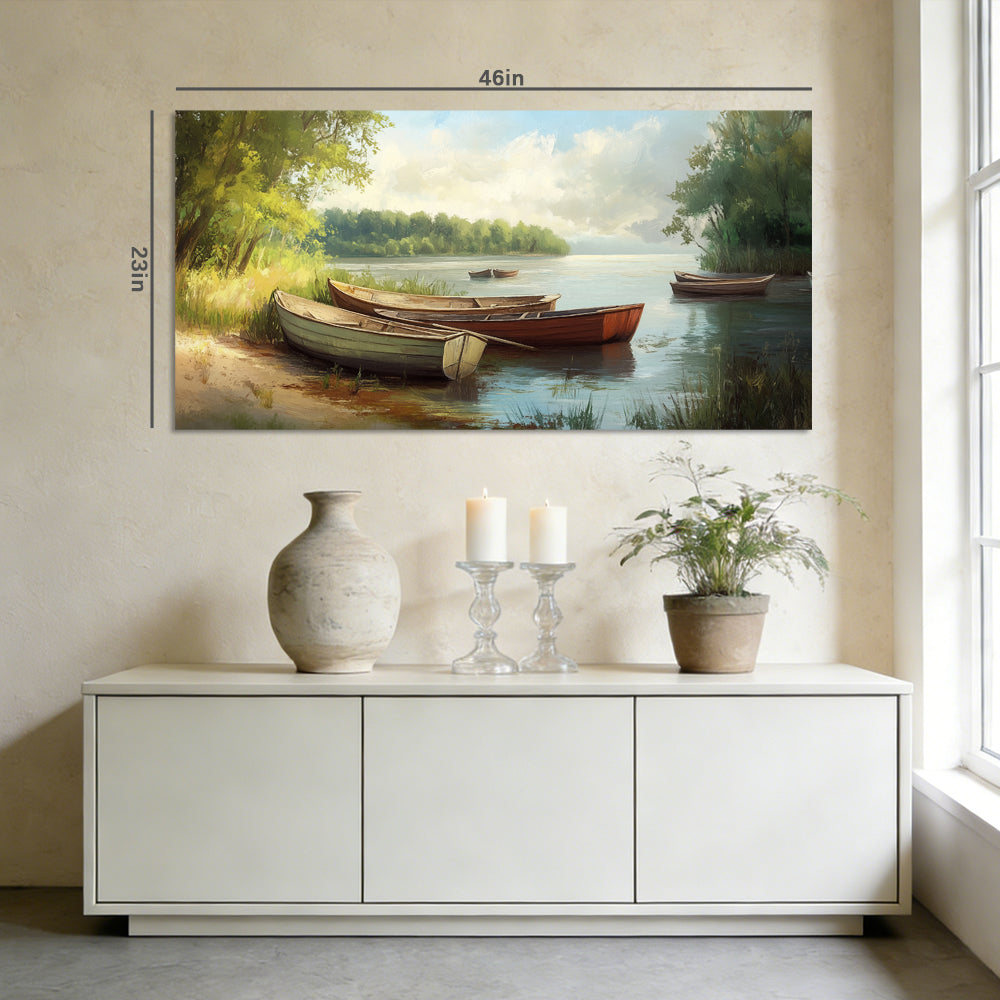 White Wildlife Nature Canvas Wall Art for Living Room Prints Artwork Bedroom Office Decor