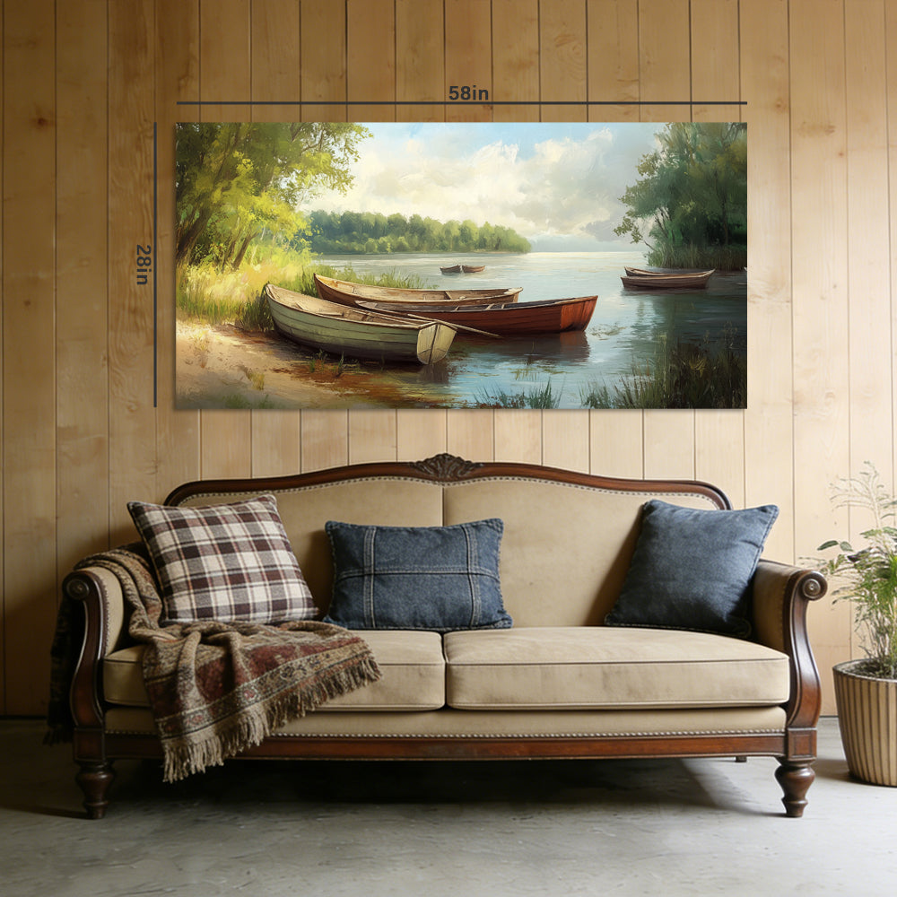 White Wildlife Nature Canvas Wall Art for Living Room Prints Artwork Bedroom Office Decor