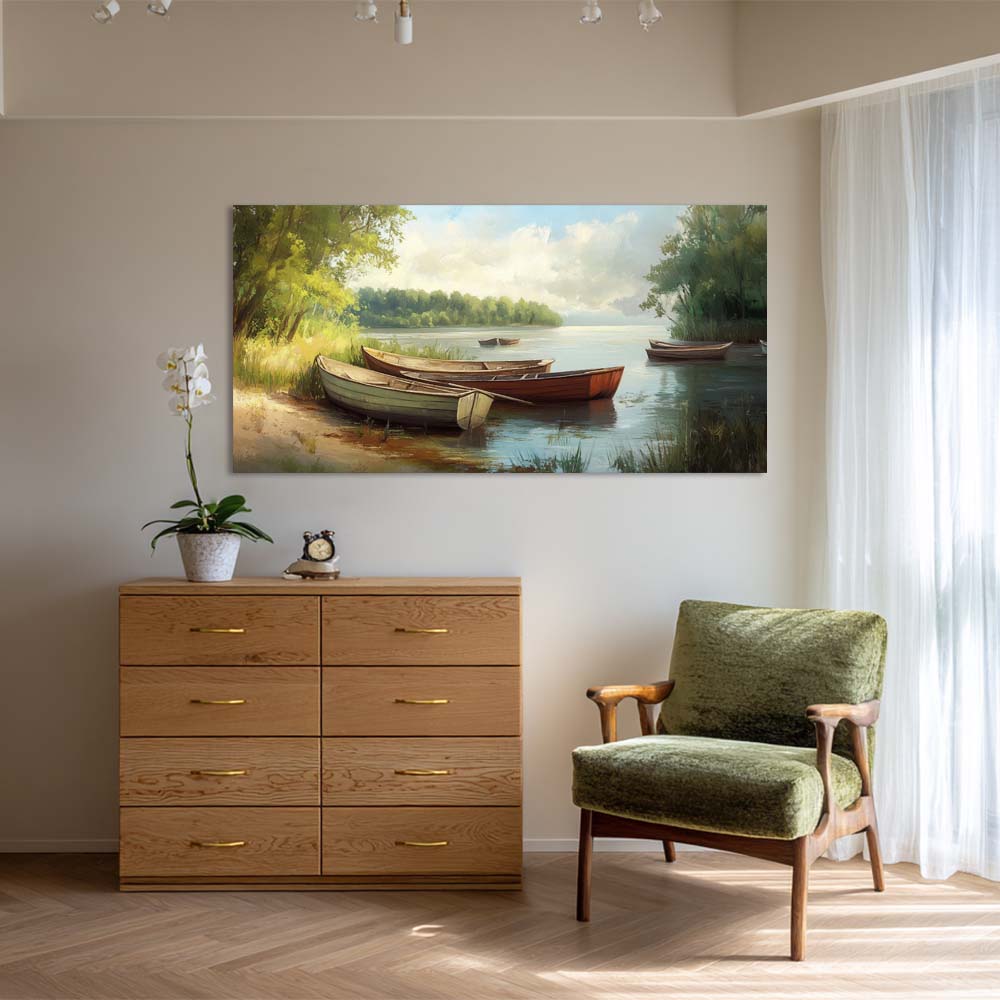 White Wildlife Nature Canvas Wall Art for Living Room Prints Artwork Bedroom Office Decor