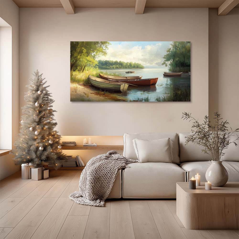 White Wildlife Nature Canvas Wall Art for Living Room Prints Artwork Bedroom Office Decor