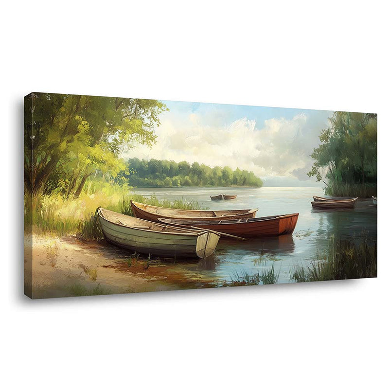 White Wildlife Nature Canvas Wall Art for Living Room Prints Artwork Bedroom Office Decor