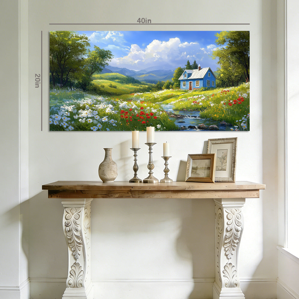 White Country Nature Wall Art Art Deco Painting Prints Canvas Artwork Living Room Family Bedroom Office Decor