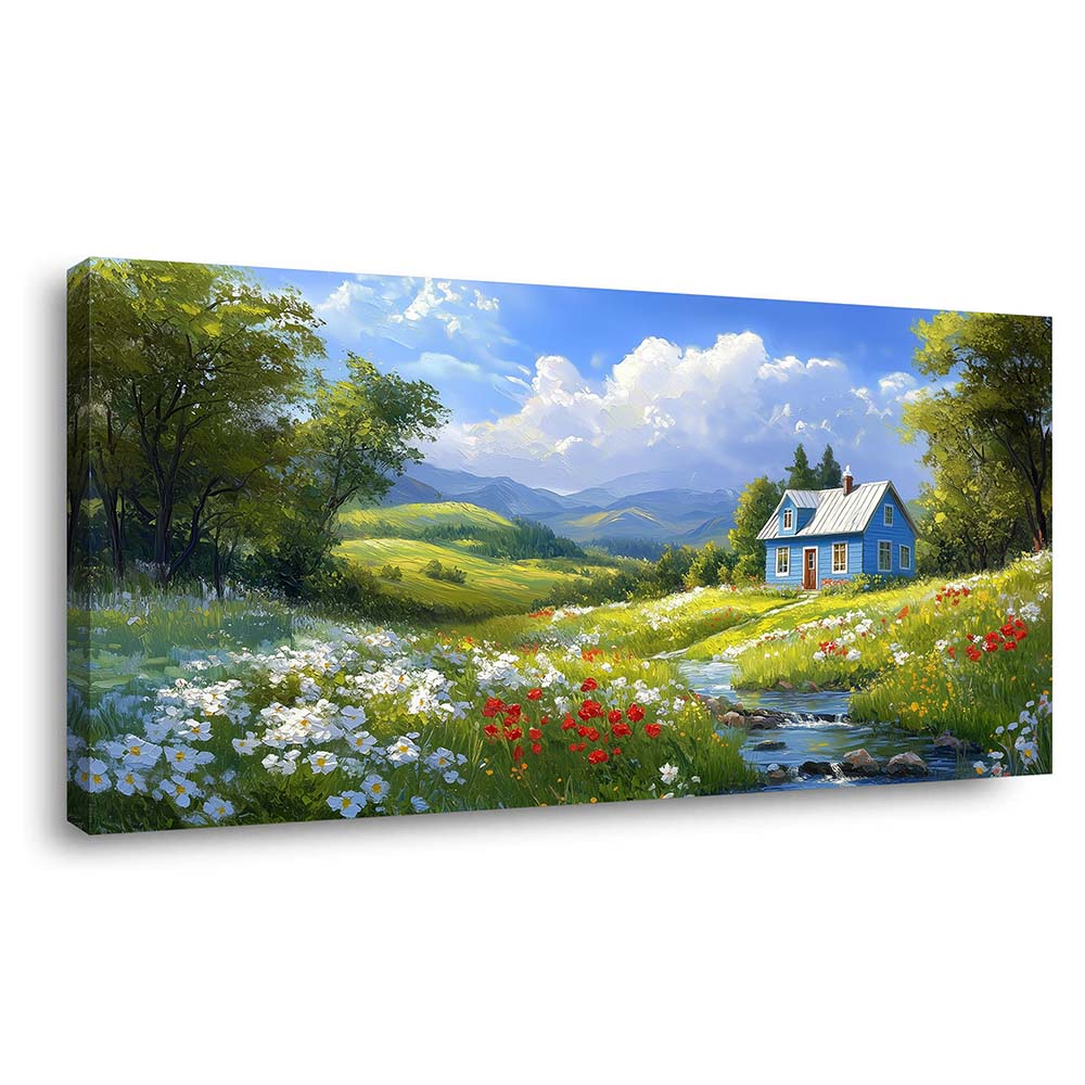 White Country Nature Wall Art Art Deco Painting Prints Canvas Artwork Living Room Family Bedroom Office Decor