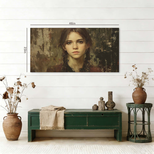 Black Retro Nature Wall Art Canvas Painting Prints Artwor Office Bedroom Living Room Decor