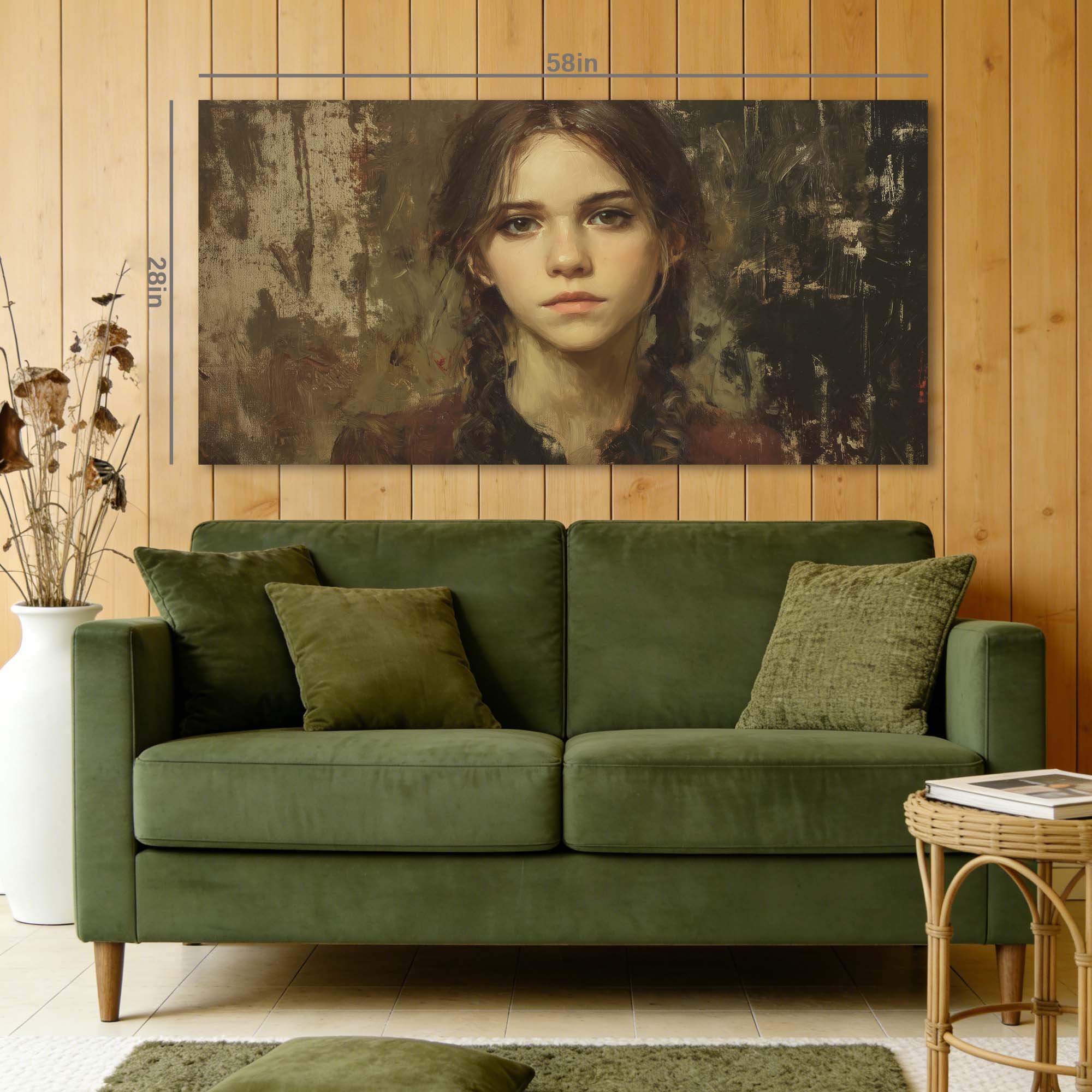 Black Retro Nature Wall Art Canvas Painting Prints Artwor Office Bedroom Living Room Decor