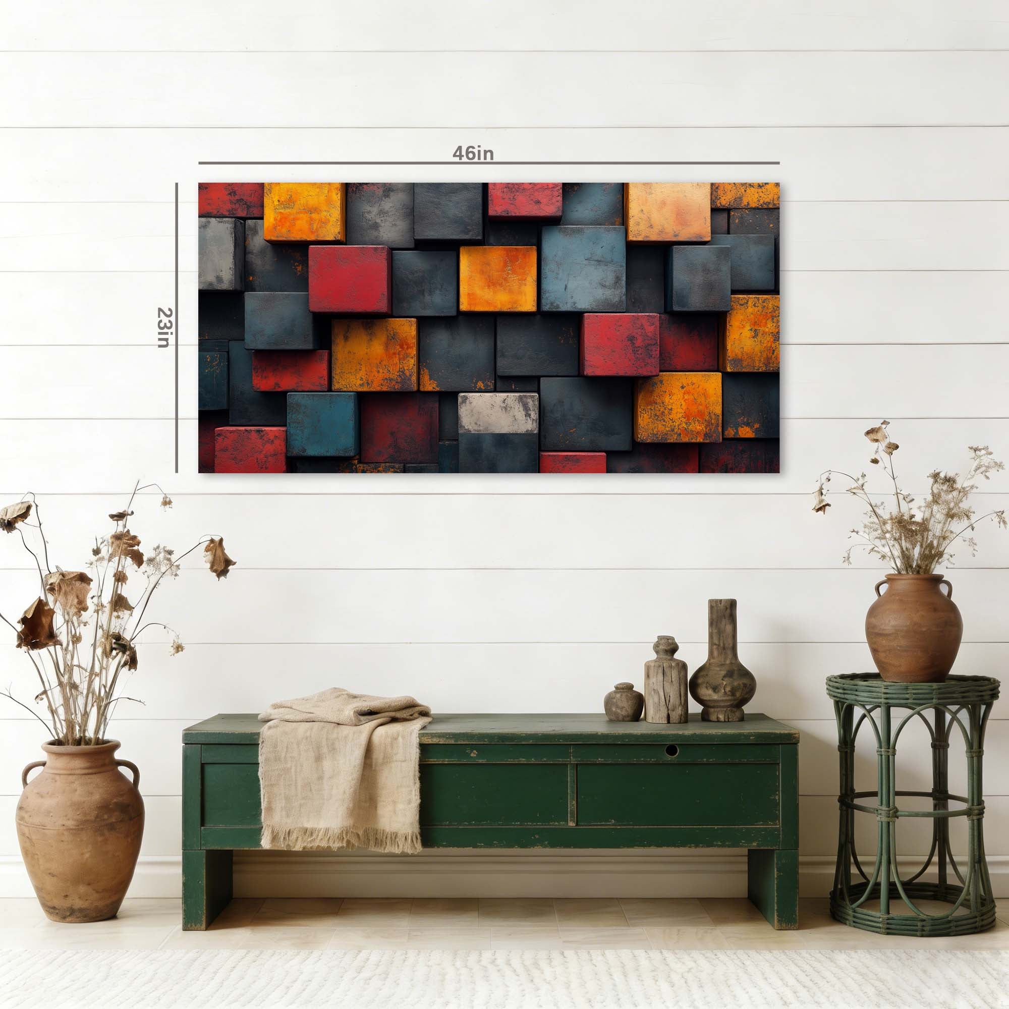 Black Retro Vintage Wall Art for Living Room Canvas Painting Prints Artwork Family Bedroom Office Decor