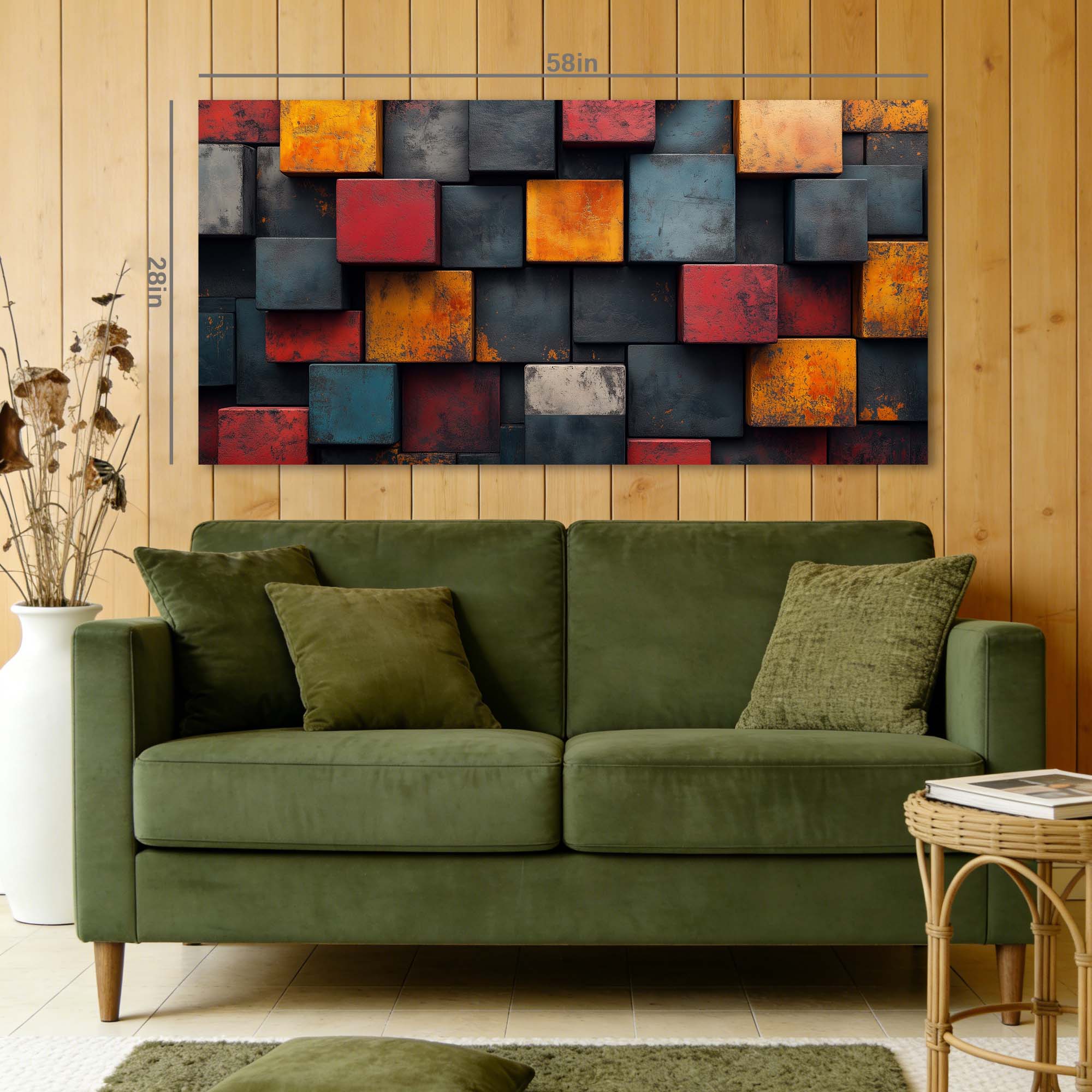 Black Retro Vintage Wall Art for Living Room Canvas Painting Prints Artwork Family Bedroom Office Decor