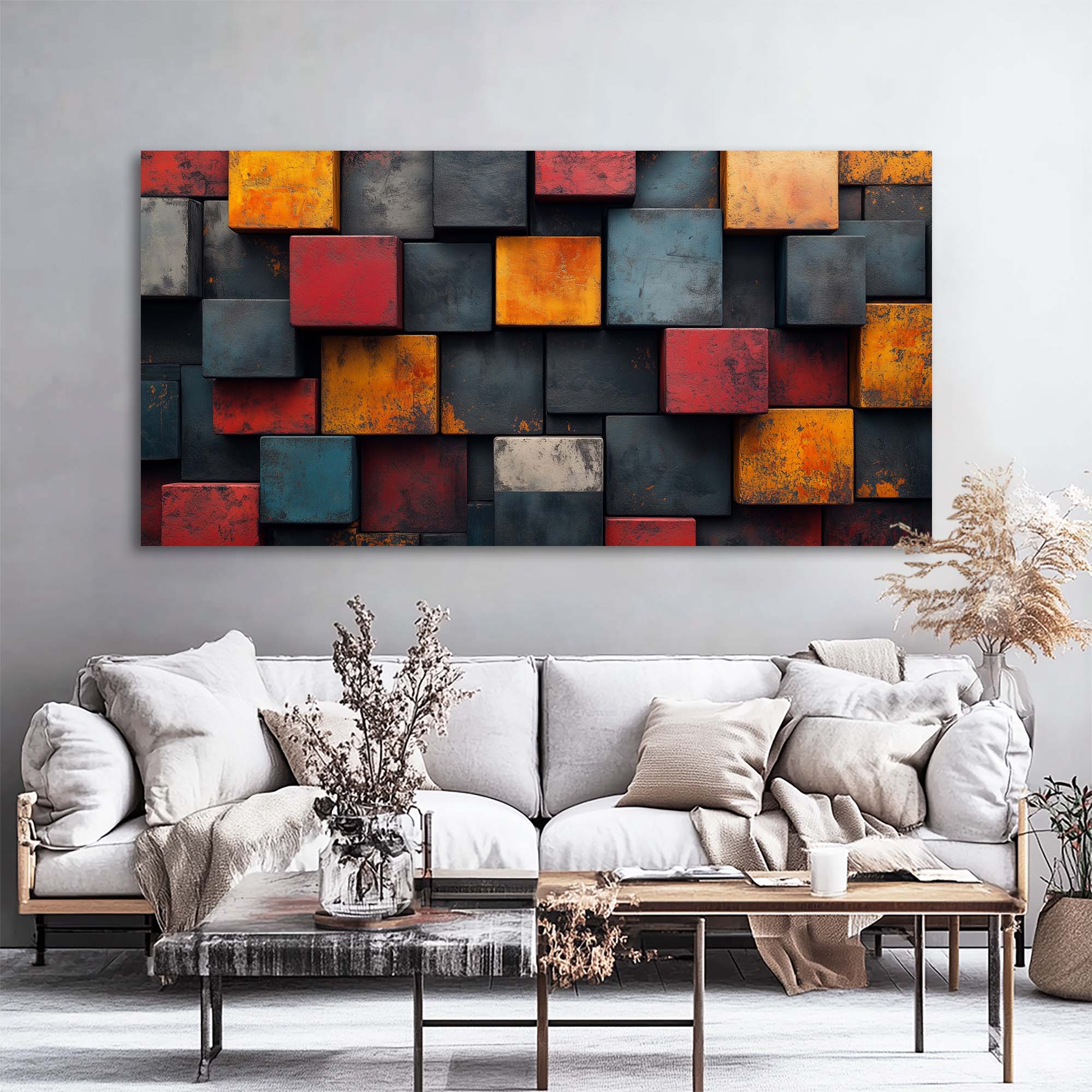 Black Retro Vintage Wall Art for Living Room Canvas Painting Prints Artwork Family Bedroom Office Decor