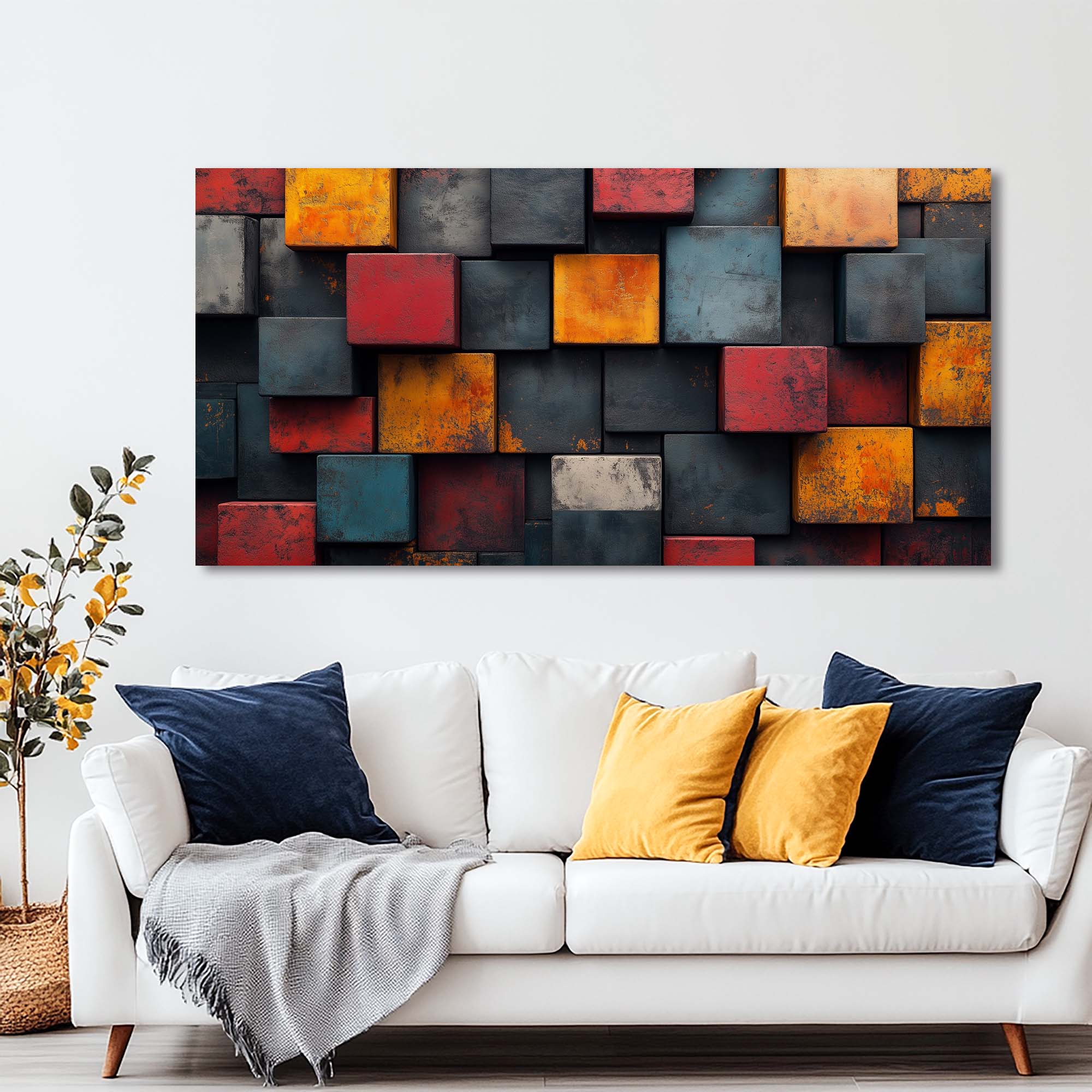 Black Retro Vintage Wall Art for Living Room Canvas Painting Prints Artwork Family Bedroom Office Decor