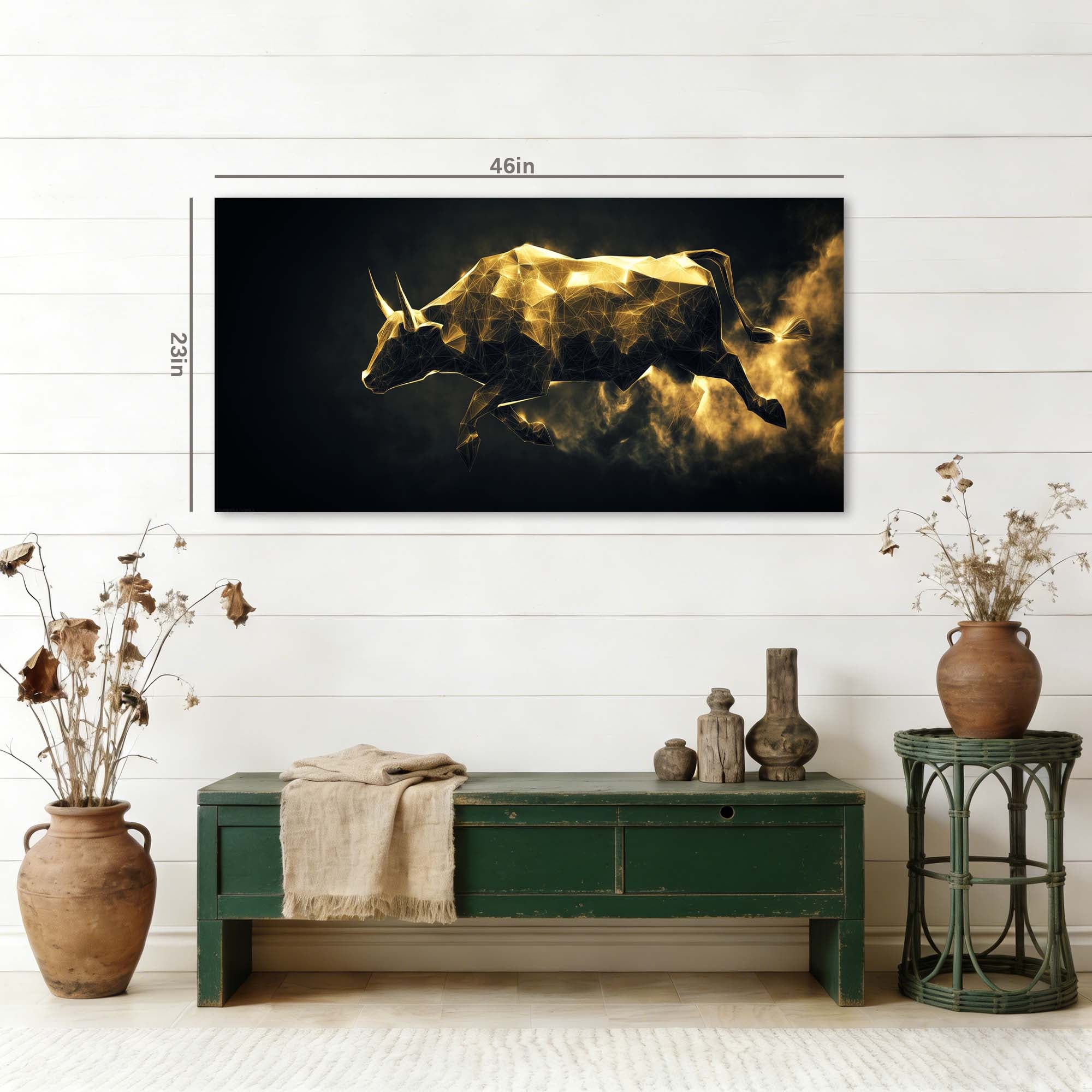 Gold Abstract Wall Art for Living Room Canvas Painting Prints Art Deco Artwork Office Bedroom Decor