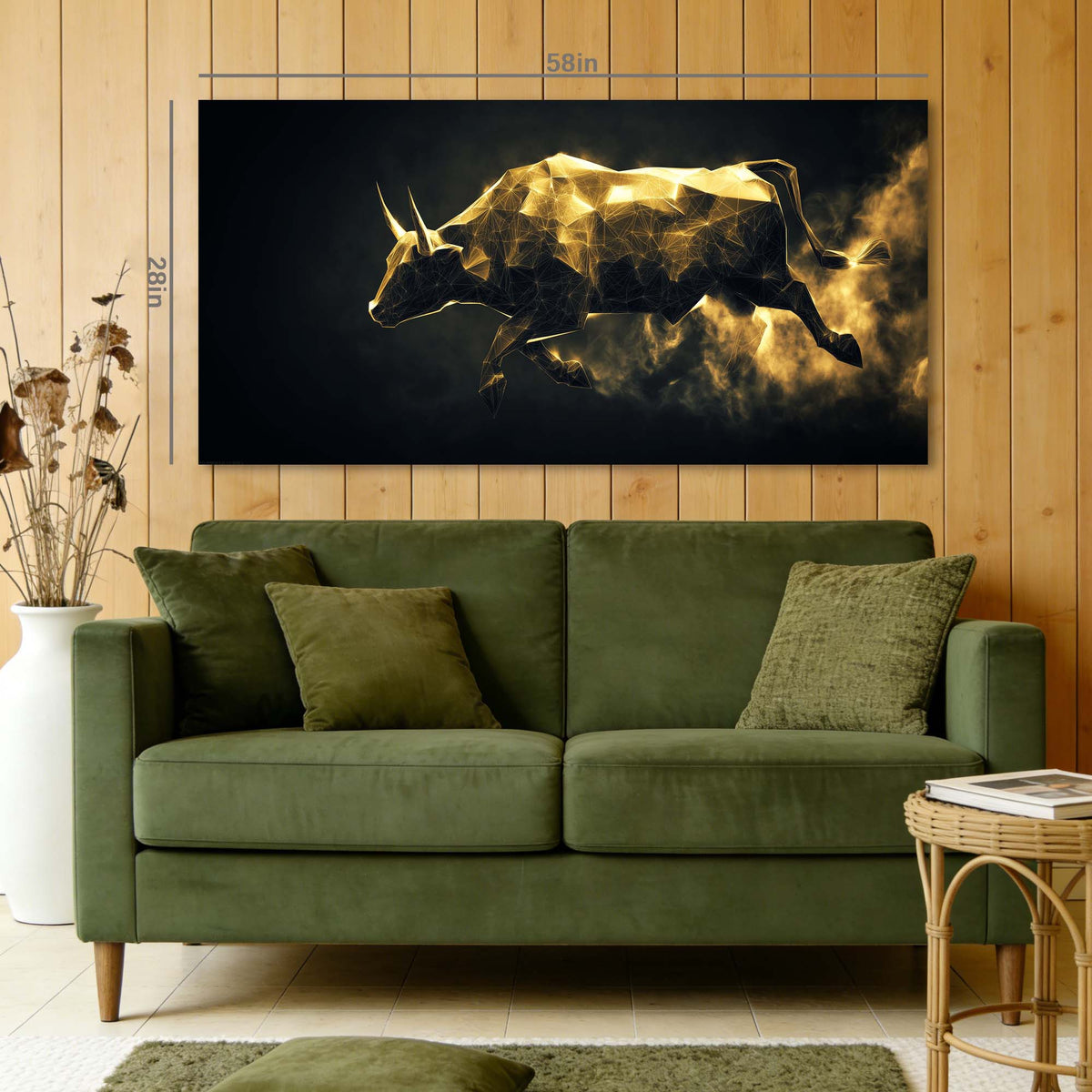Gold Abstract Wall Art for Living Room Canvas Painting Prints Art Deco Artwork Office Bedroom Decor