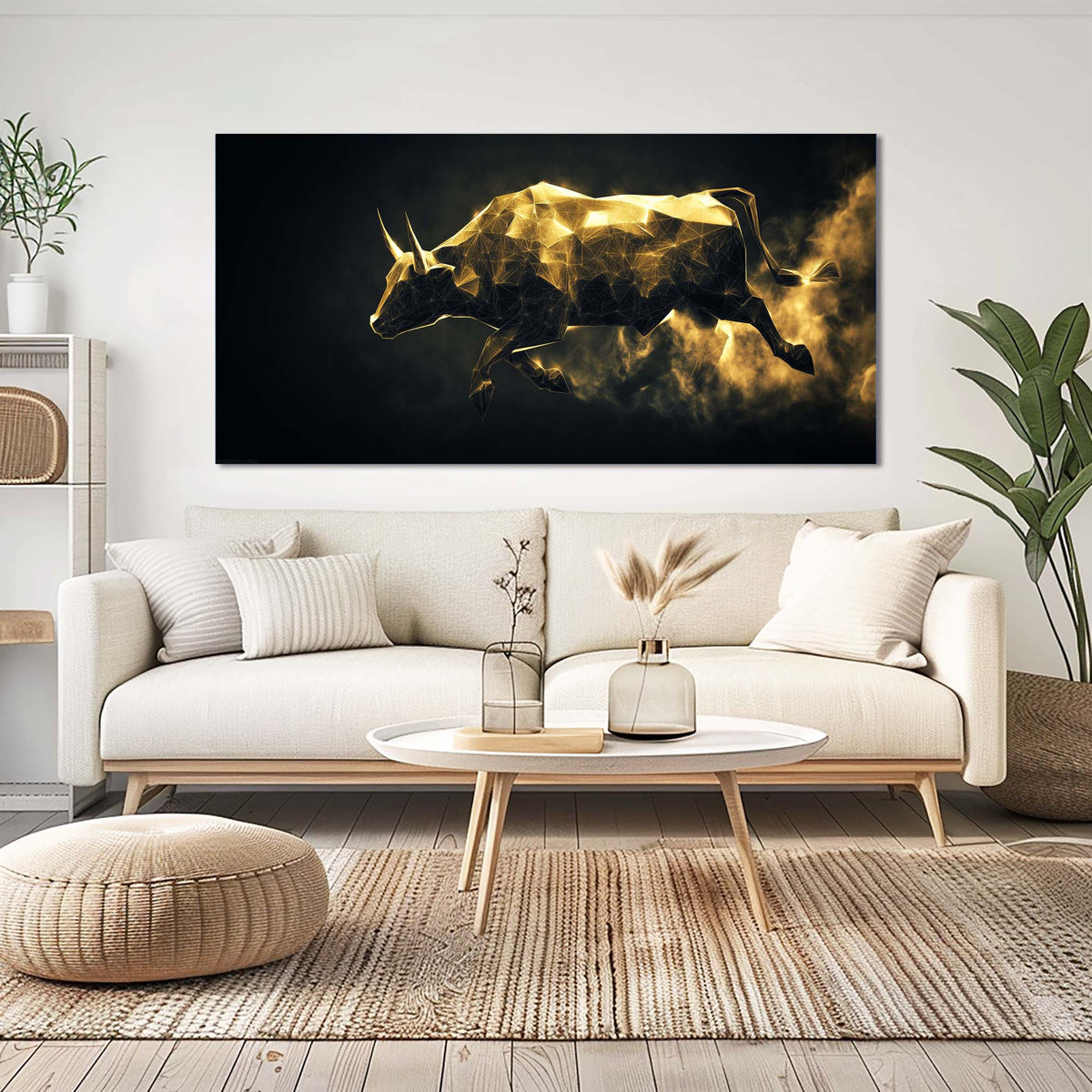 Gold Abstract Wall Art for Living Room Canvas Painting Prints Art Deco Artwork Office Bedroom Decor