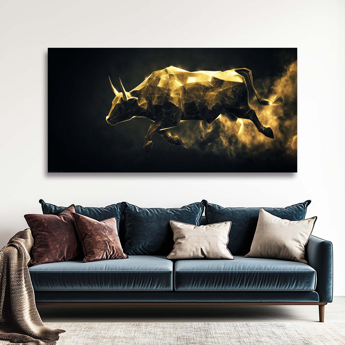 Gold Abstract Wall Art for Living Room Canvas Painting Prints Art Deco Artwork Office Bedroom Decor