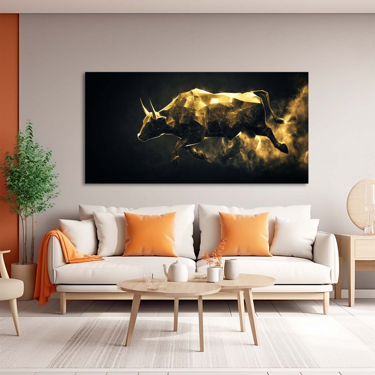 Gold Abstract Wall Art for Living Room Canvas Painting Prints Art Deco Artwork Office Bedroom Decor