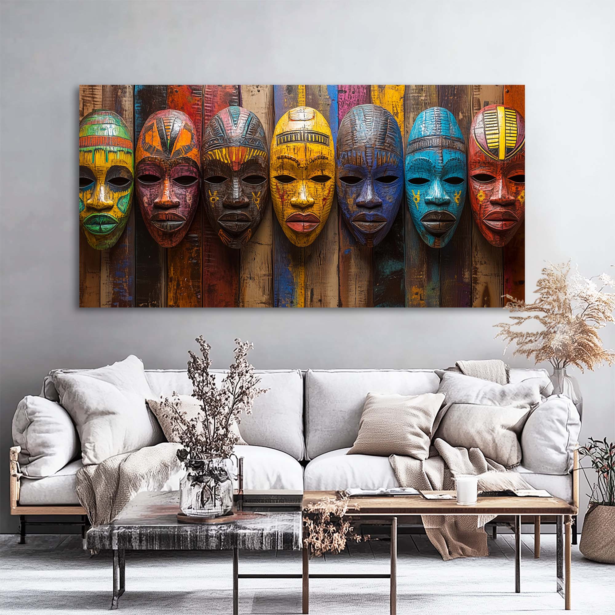 Yellow Traditional Religious Wall Art Art Deco Painting Prints Canvas Artwork Living Room Family Bedroom Office Decor