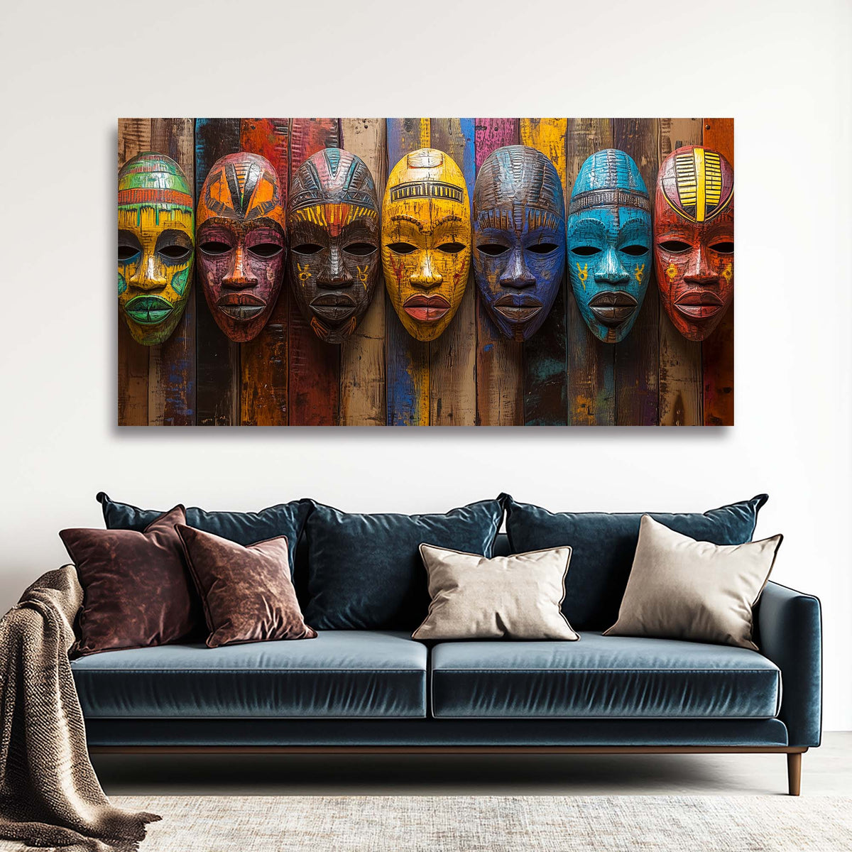 Yellow Traditional Religious Wall Art Art Deco Painting Prints Canvas Artwork Living Room Family Bedroom Office Decor