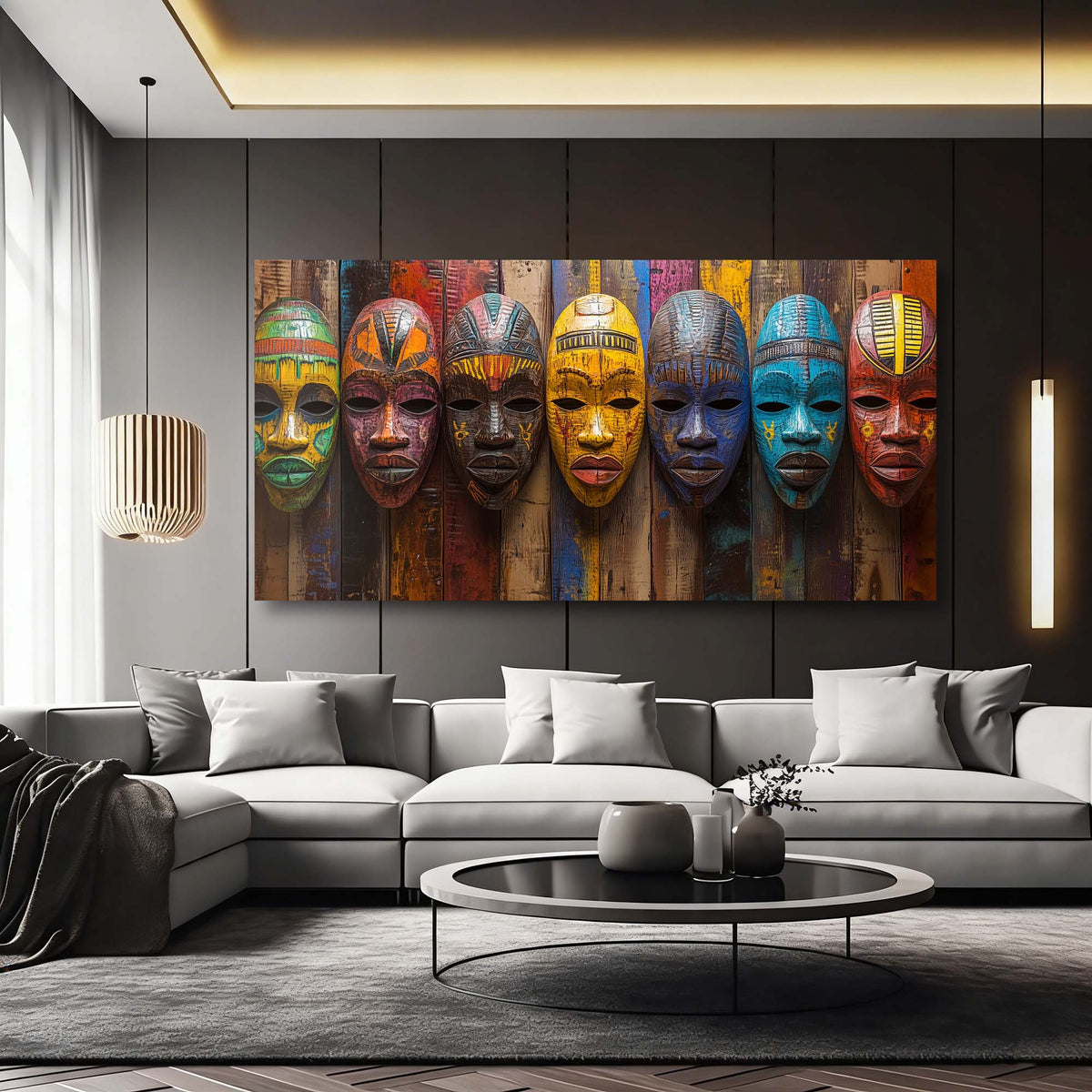 Yellow Traditional Religious Wall Art Art Deco Painting Prints Canvas Artwork Living Room Family Bedroom Office Decor
