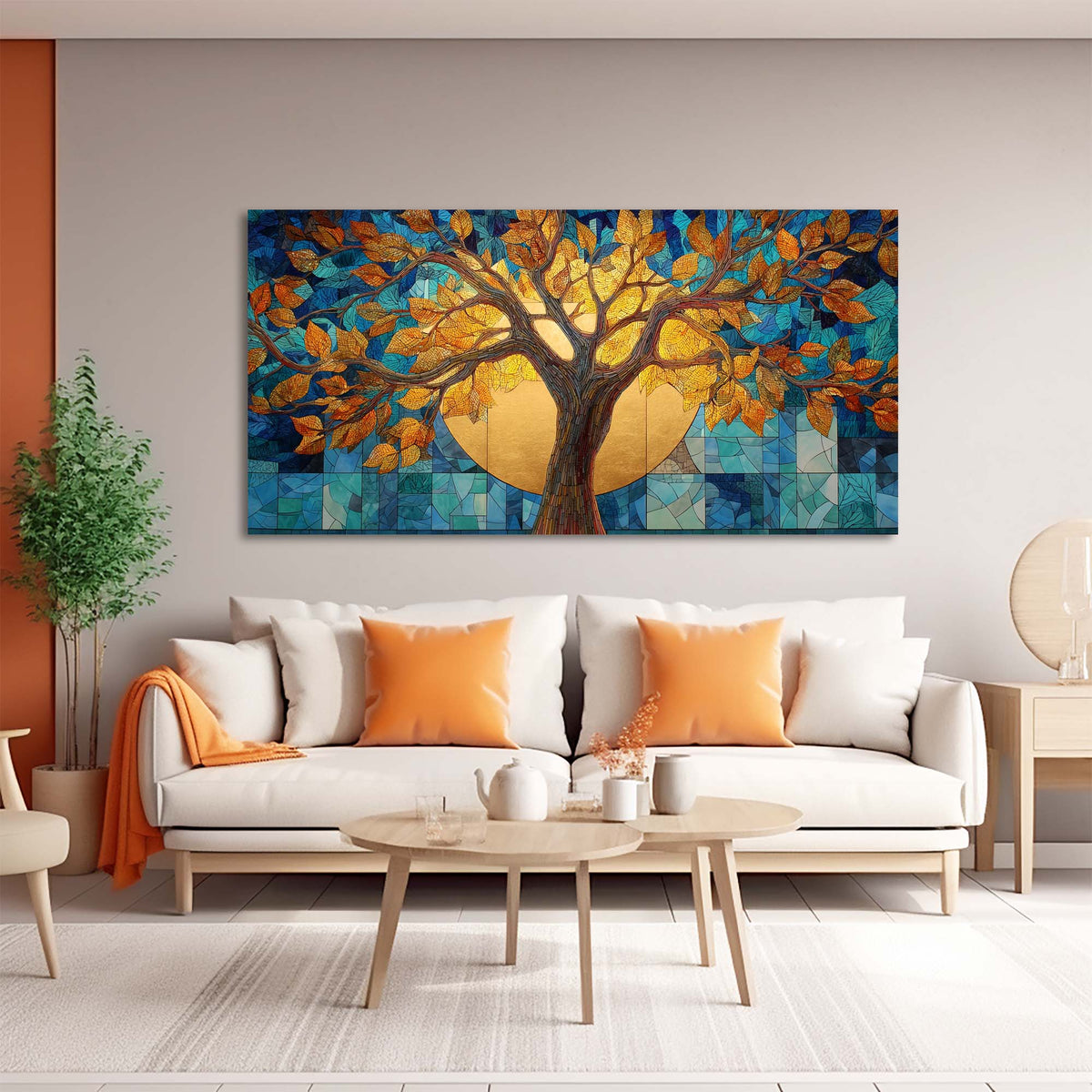 Green Traditional Nature Wall Art Canvas Painting Prints Artwor Office Bedroom Living Room Decor