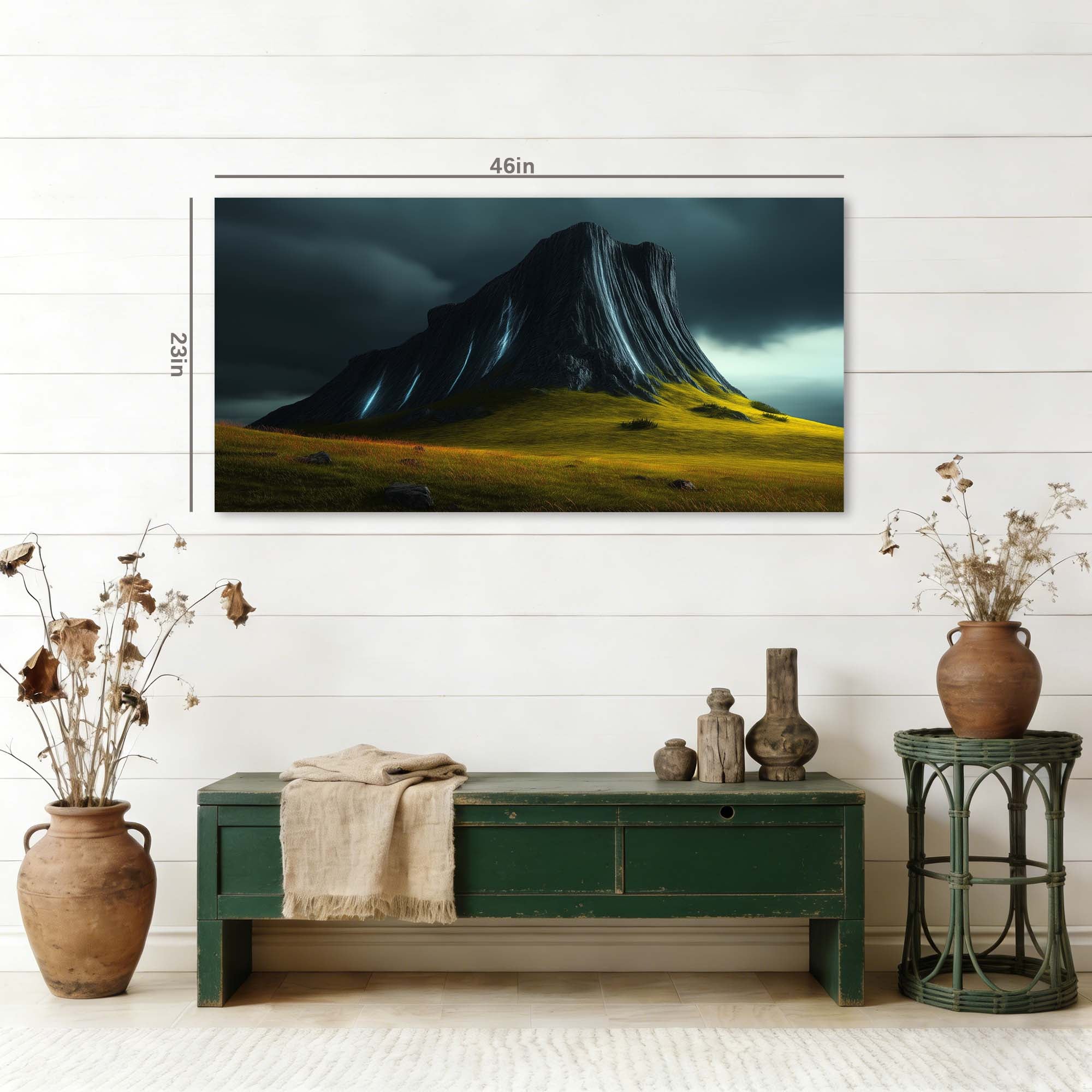 Gold Horror Wall Art Paintings Print Canvas Painting Prints Modern Artwork Office Living Room Over the Couch Bedroom Decor