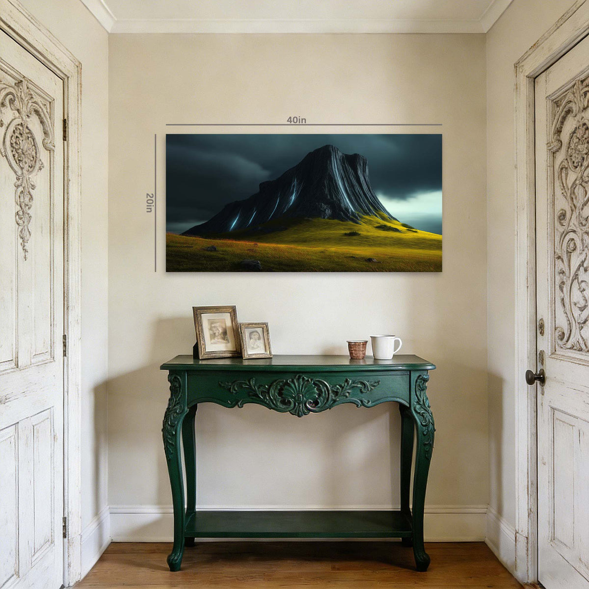 Gold Horror Wall Art Paintings Print Canvas Painting Prints Modern Artwork Office Living Room Over the Couch Bedroom Decor