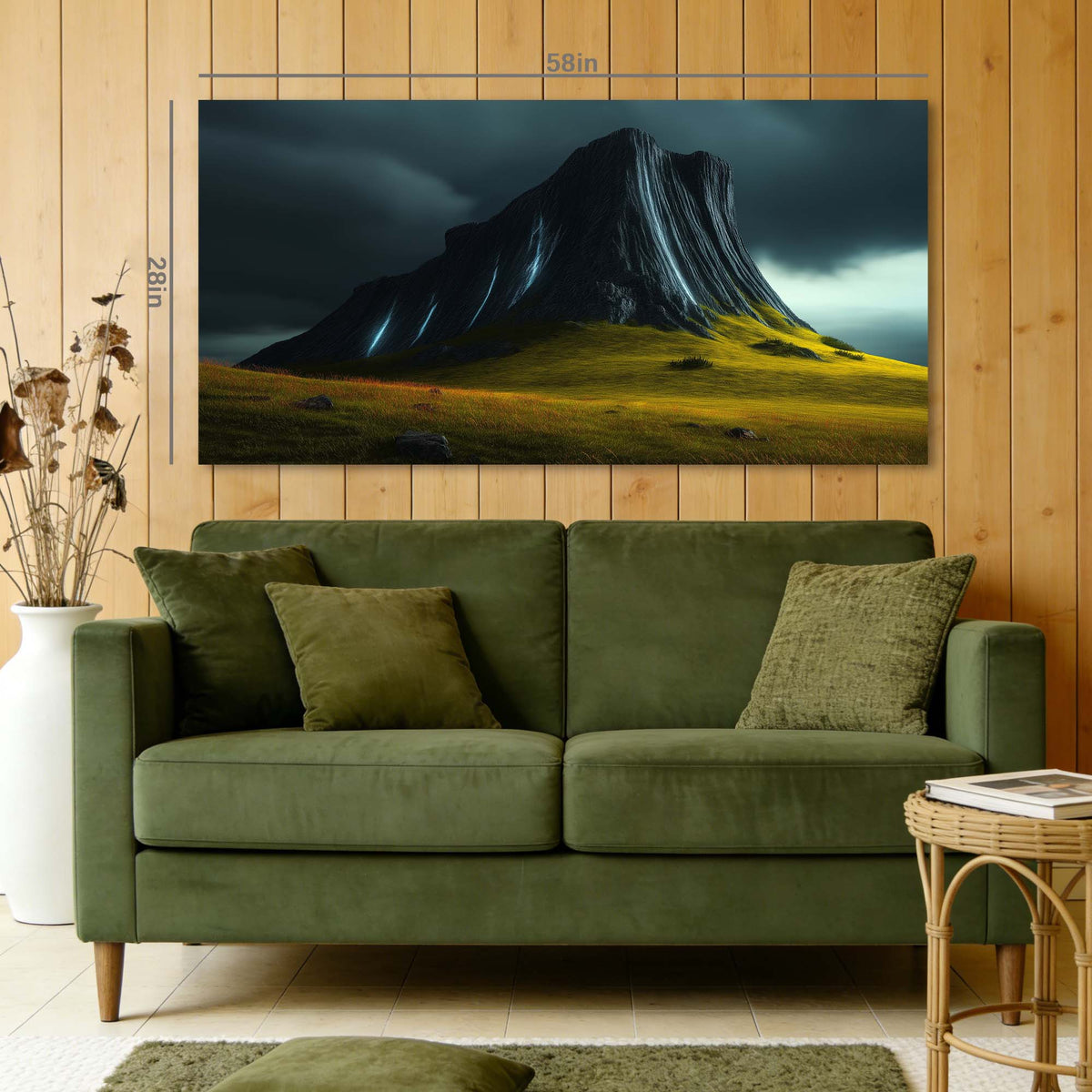 Gold Horror Wall Art Paintings Print Canvas Painting Prints Modern Artwork Office Living Room Over the Couch Bedroom Decor