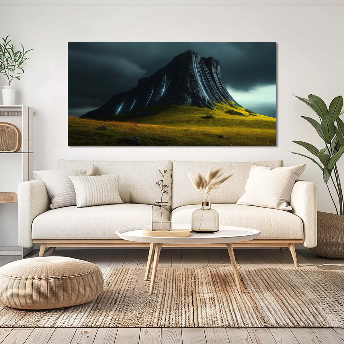 Gold Horror Wall Art Paintings Print Canvas Painting Prints Modern Artwork Office Living Room Over the Couch Bedroom Decor