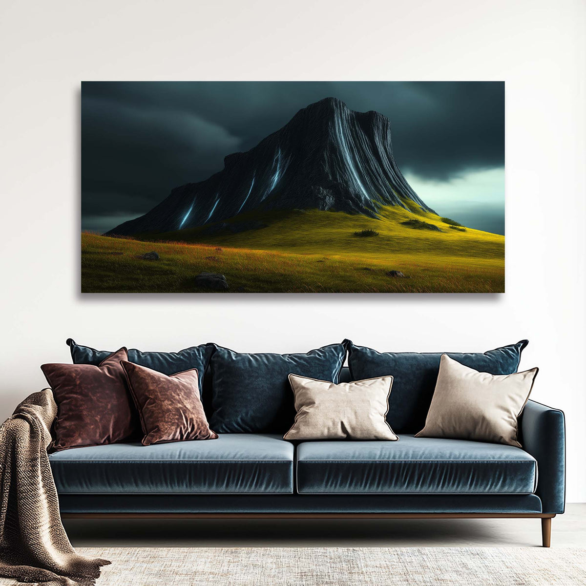 Gold Horror Wall Art Paintings Print Canvas Painting Prints Modern Artwork Office Living Room Over the Couch Bedroom Decor