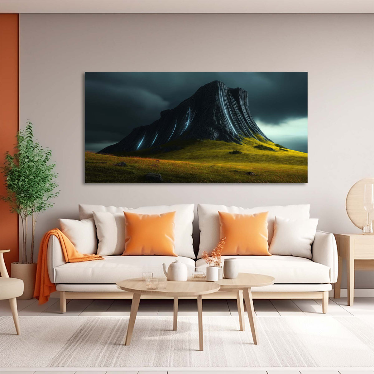 Gold Horror Wall Art Paintings Print Canvas Painting Prints Modern Artwork Office Living Room Over the Couch Bedroom Decor