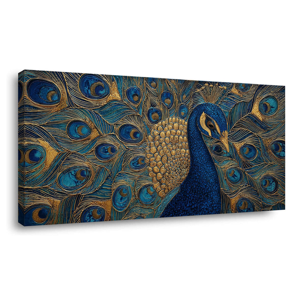 Blue Fairytale Wall Art for Living Room Canvas Painting Prints Art Deco Artwork Office Bedroom Decor