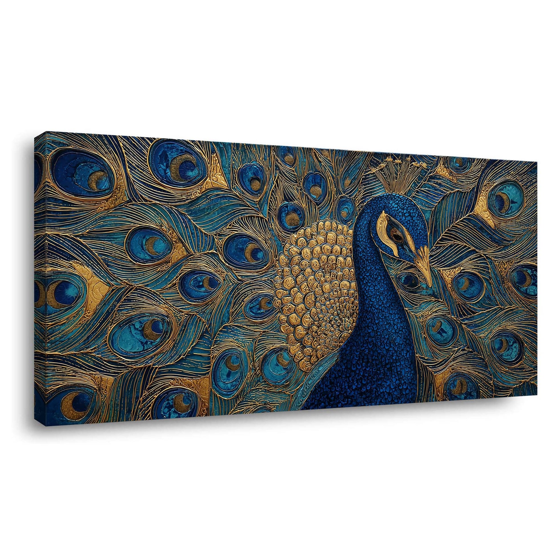 Blue Fairytale Wall Art for Living Room Canvas Painting Prints Art Deco Artwork Office Bedroom Decor