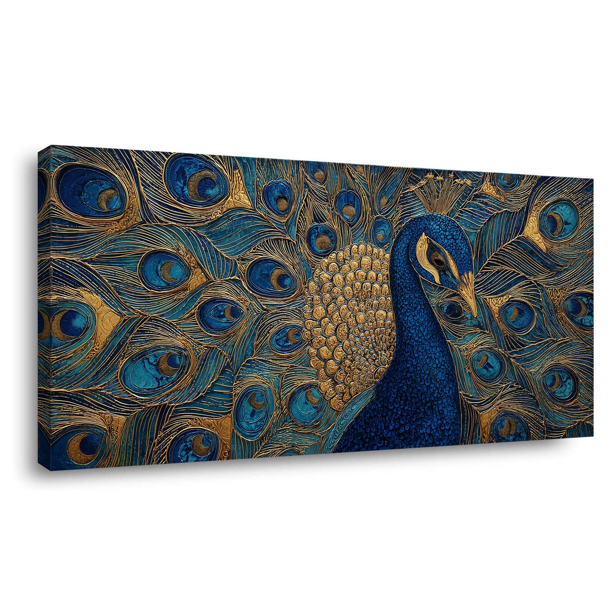 Blue Fairytale Wall Art for Living Room Canvas Painting Prints Art Deco Artwork Office Bedroom Decor
