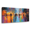 Orange Urban Maps Wall Art Modern Canvas Painting Prints Artwork Office Hallway Bedroom Living Room Decor
