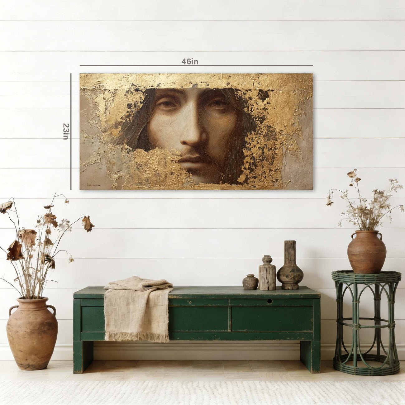 Brown Mysterious Horror Wall Art for Living Room Canvas Painting Prints Artwork Family Bedroom Office Decor