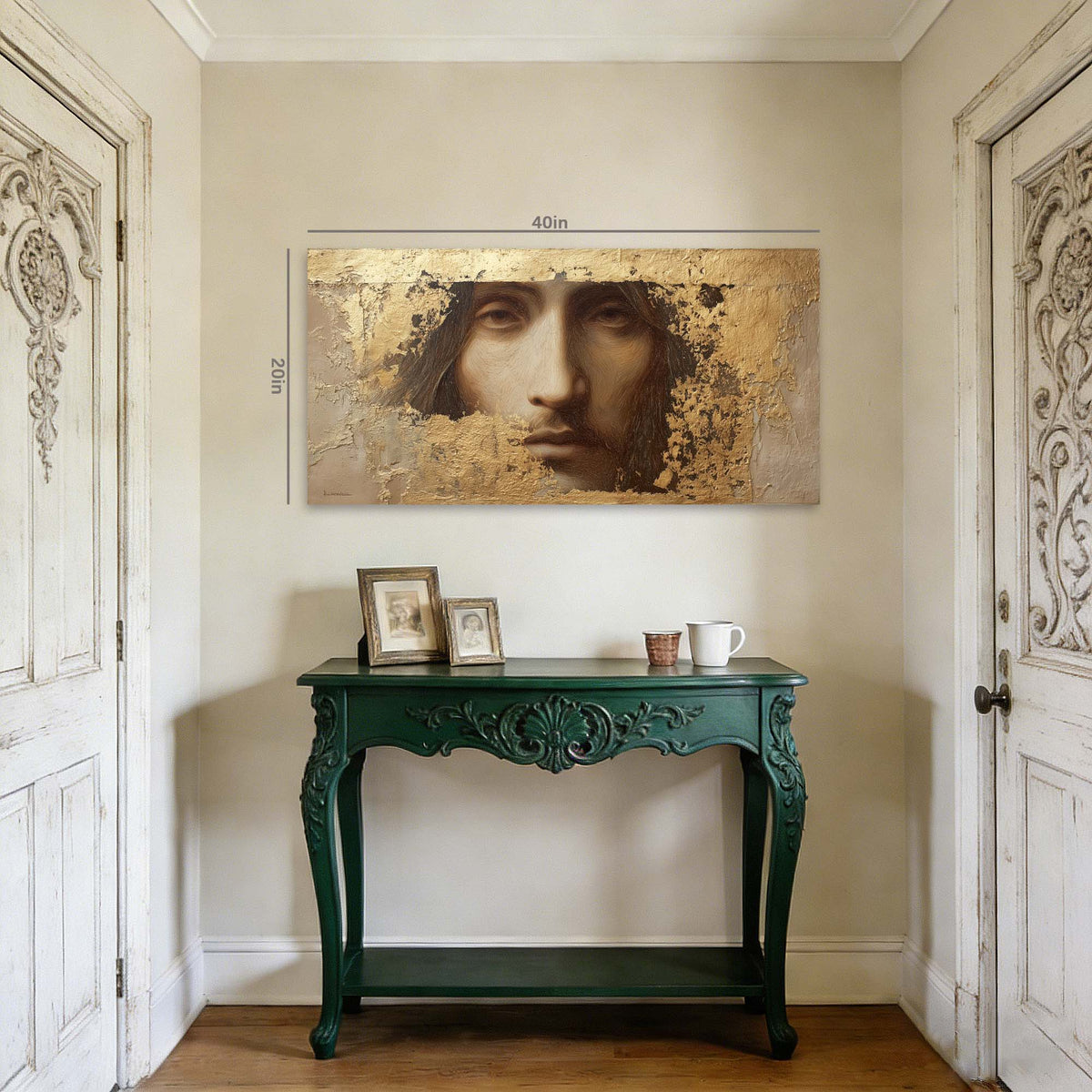 Brown Mysterious Horror Wall Art for Living Room Canvas Painting Prints Artwork Family Bedroom Office Decor