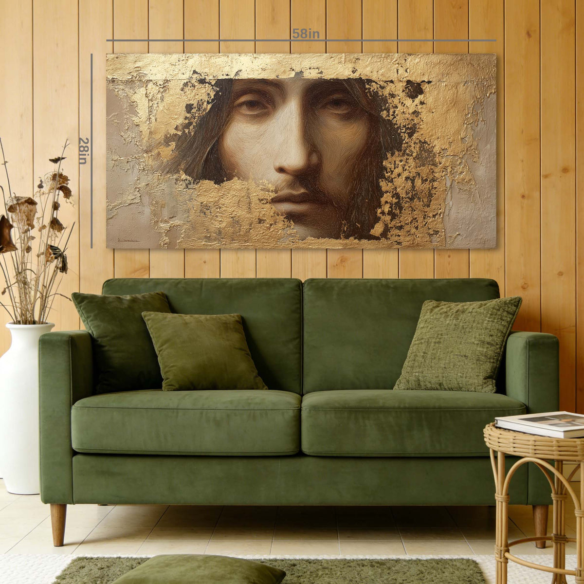 Brown Mysterious Horror Wall Art for Living Room Canvas Painting Prints Artwork Family Bedroom Office Decor