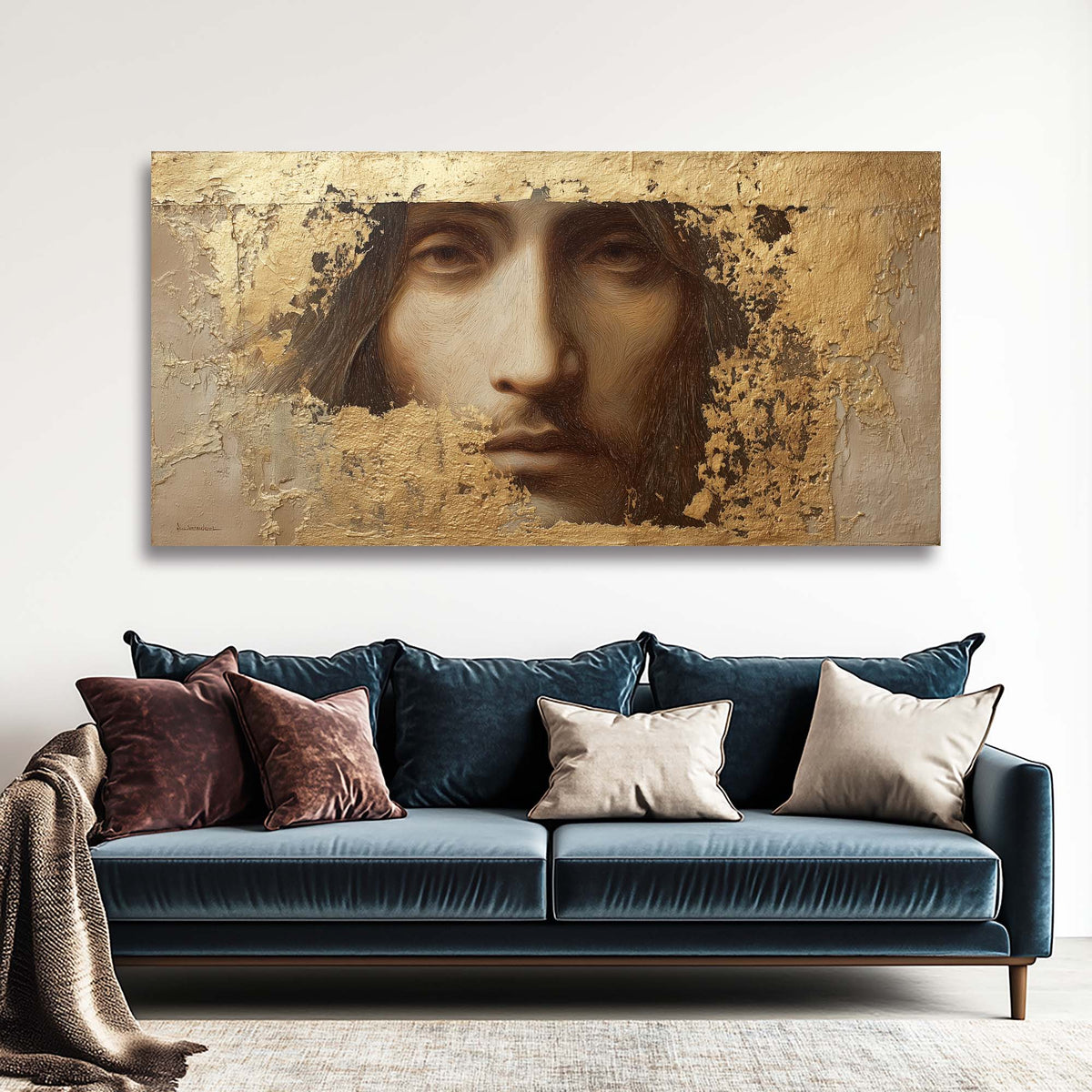 Brown Mysterious Horror Wall Art for Living Room Canvas Painting Prints Artwork Family Bedroom Office Decor