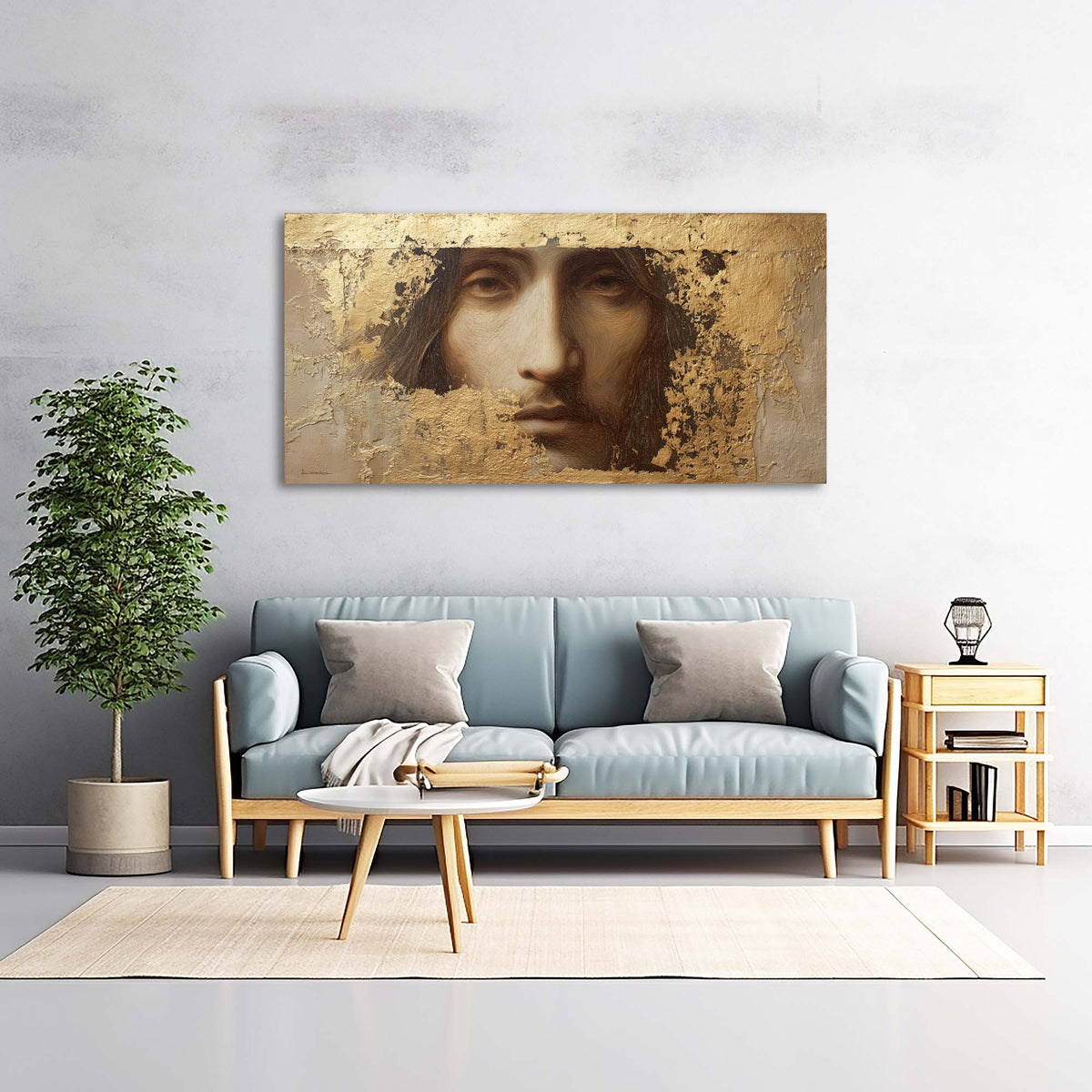 Brown Mysterious Horror Wall Art for Living Room Canvas Painting Prints Artwork Family Bedroom Office Decor