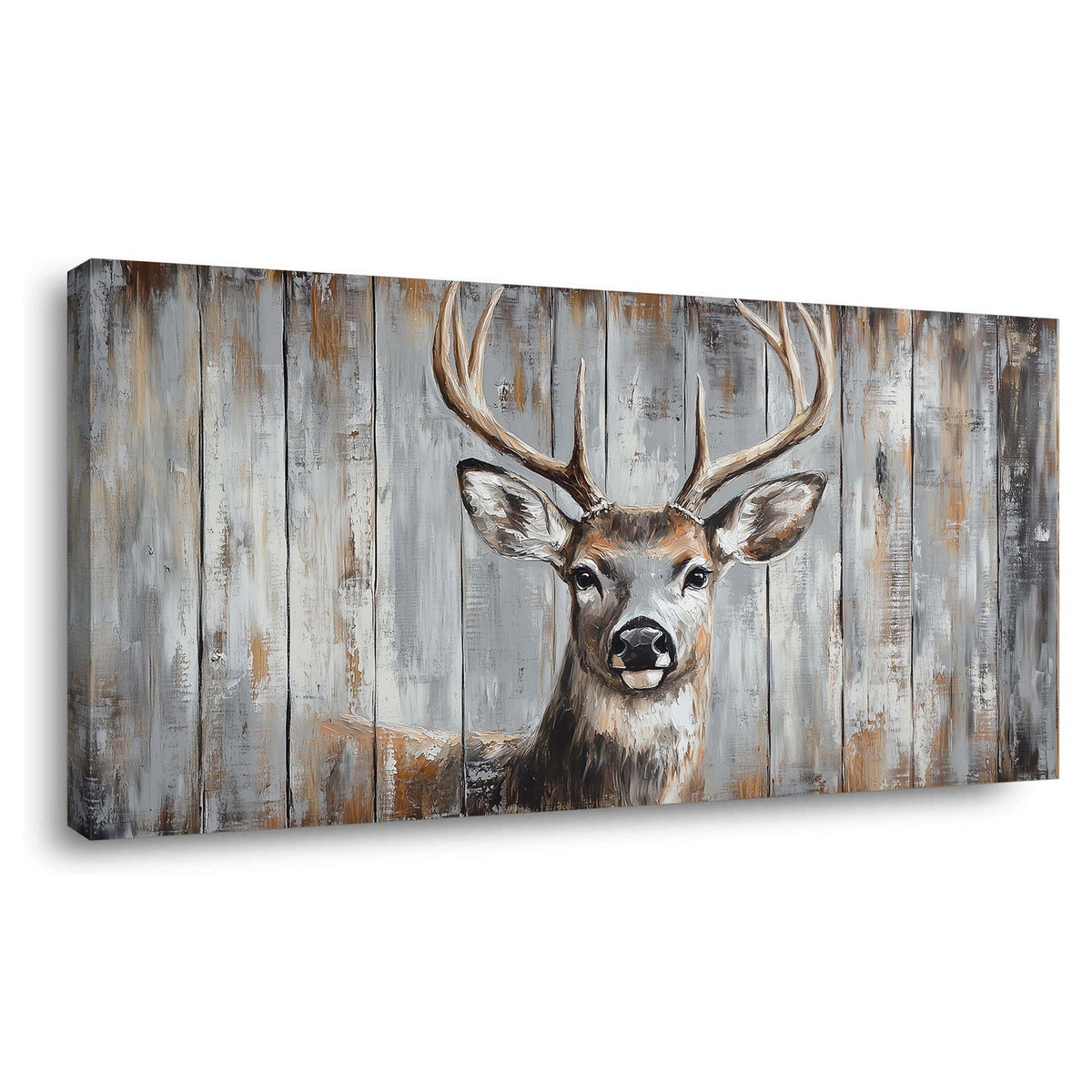 White Wildlife Nature Wall Art for Living Room Canvas Painting Prints Artwork Family Bedroom Office Decor