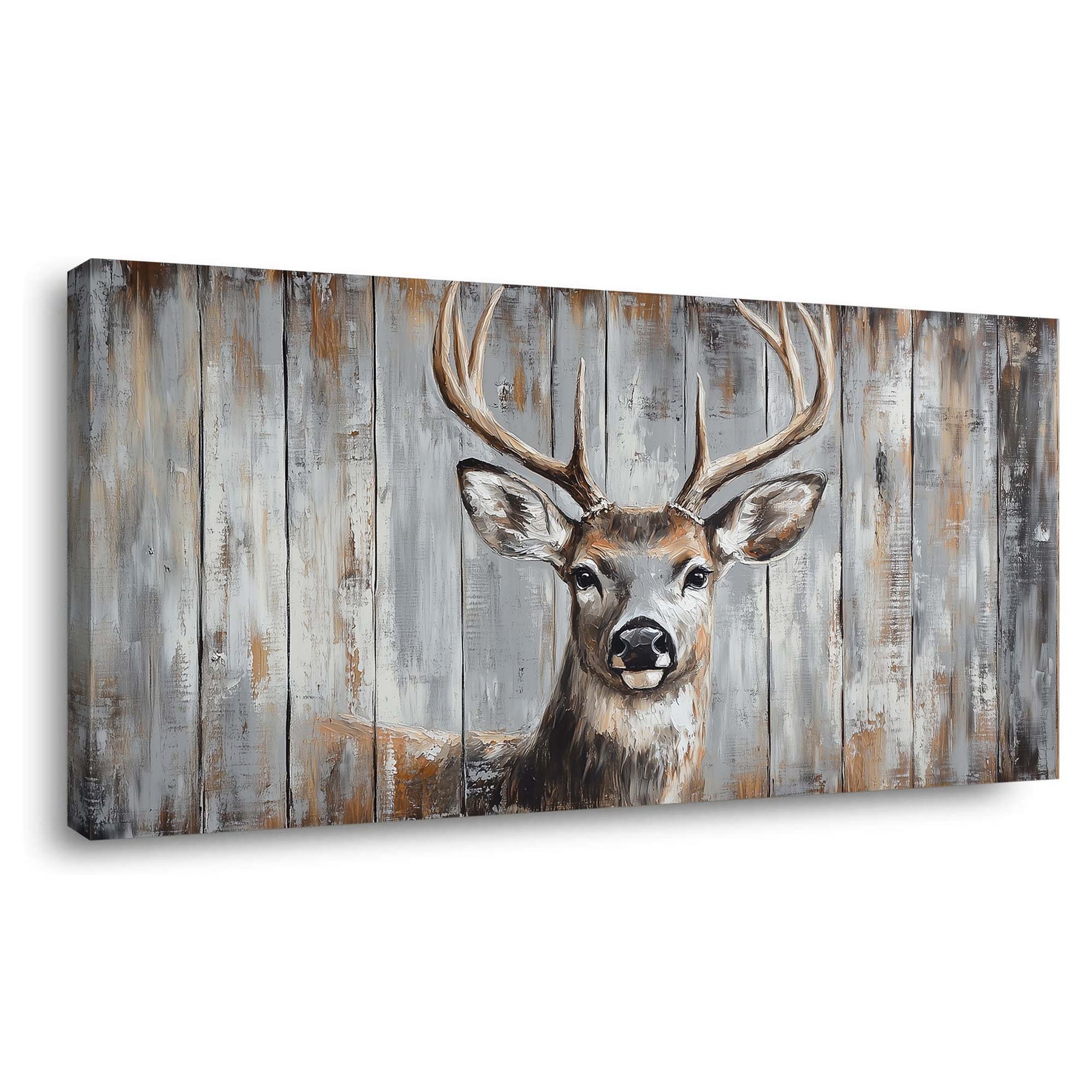 White Wildlife Nature Wall Art for Living Room Canvas Painting Prints Artwork Family Bedroom Office Decor