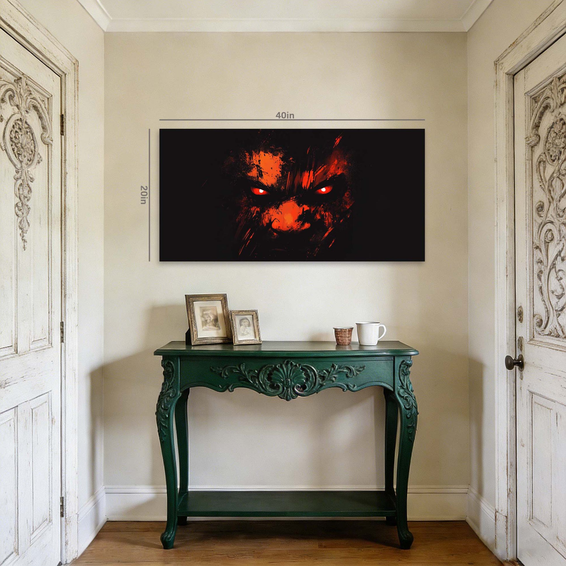 Black Rustic Abstract Wall Art Modern Canvas Painting Prints Artwork Office Hallway Bedroom Living Room Decor